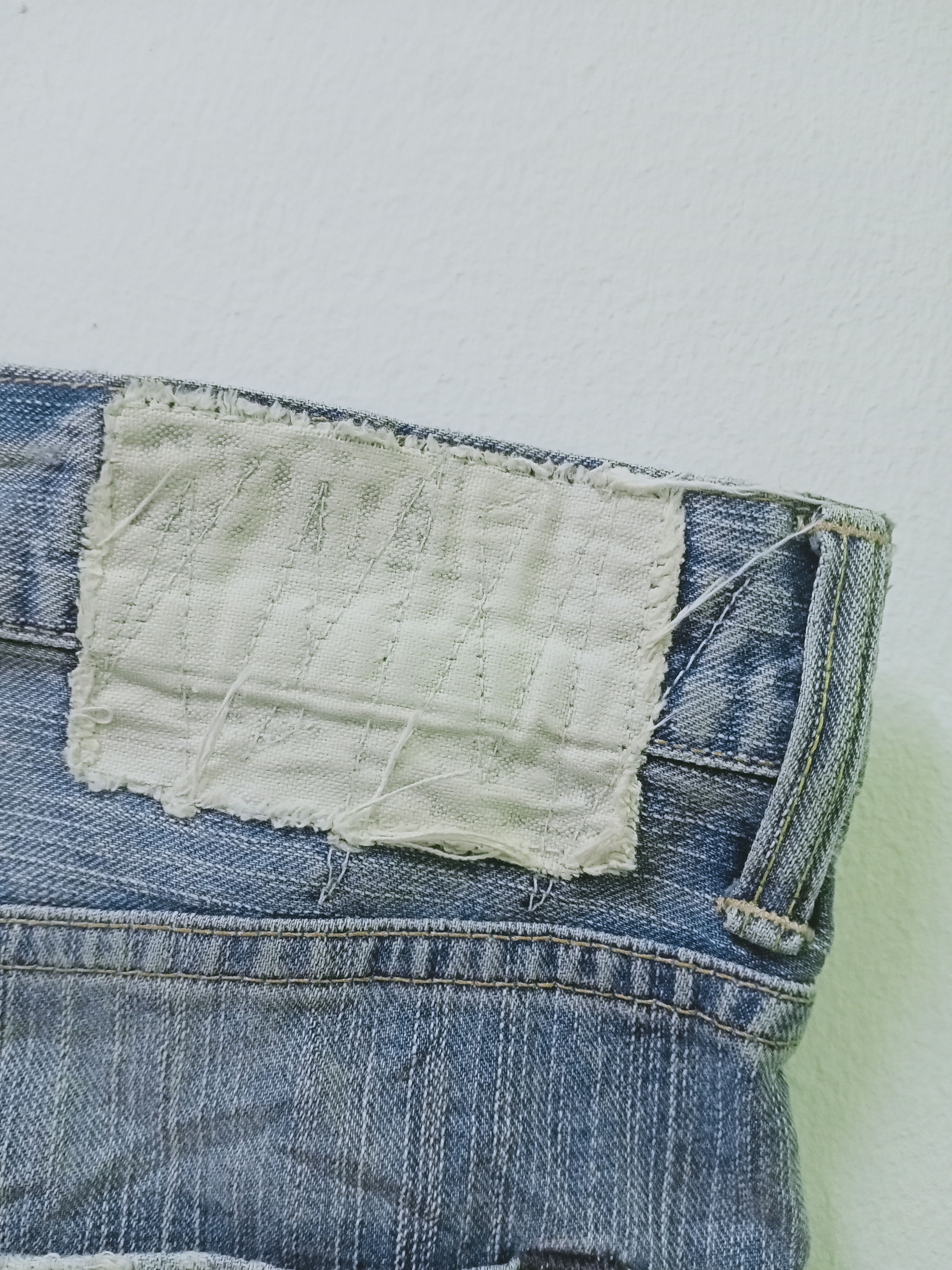 Edwin Vintage Edwin 451 Patchwork Jeans 34x39 Size US 34 / EU 50 - 14 Thumbnail