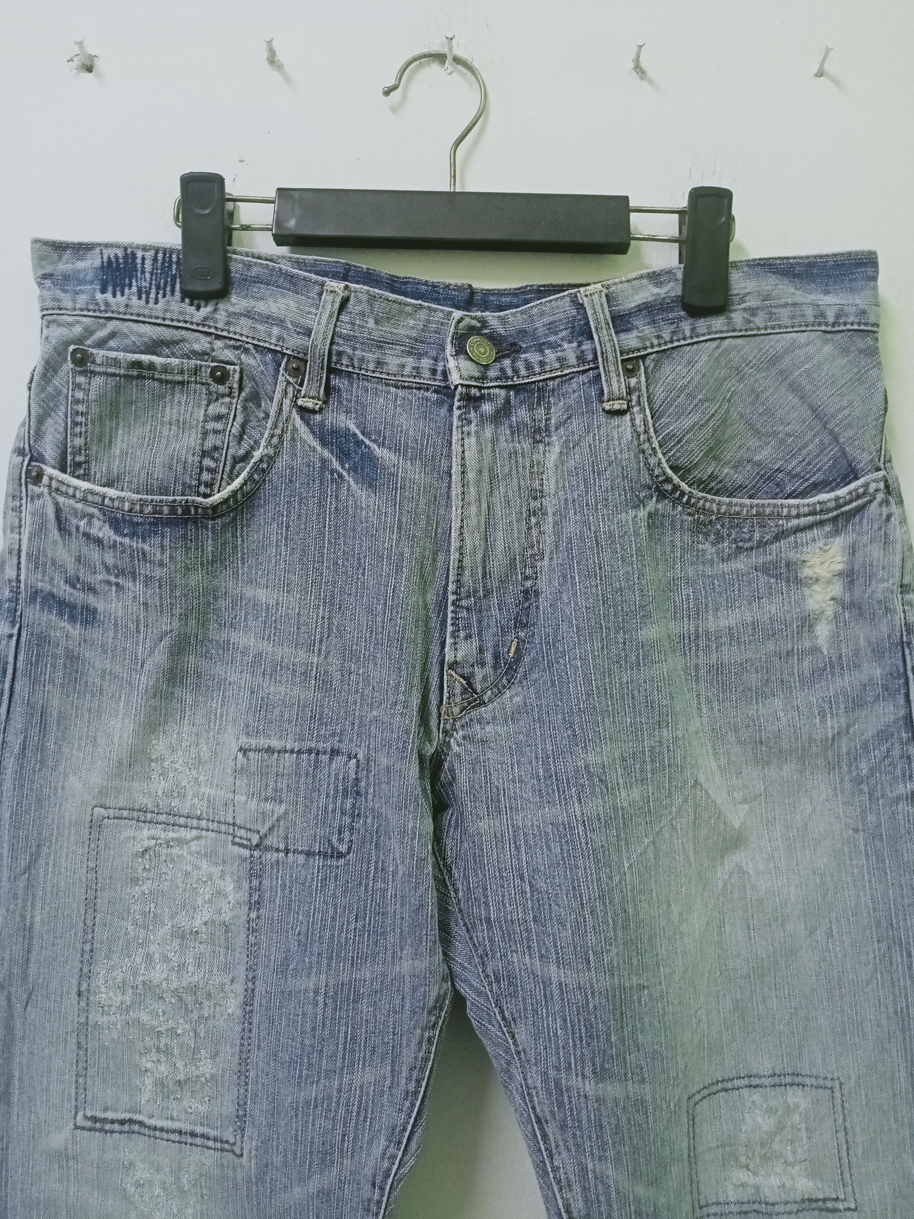 Edwin Vintage Edwin 451 Patchwork Jeans 34x39 Size US 34 / EU 50 - 5 Thumbnail