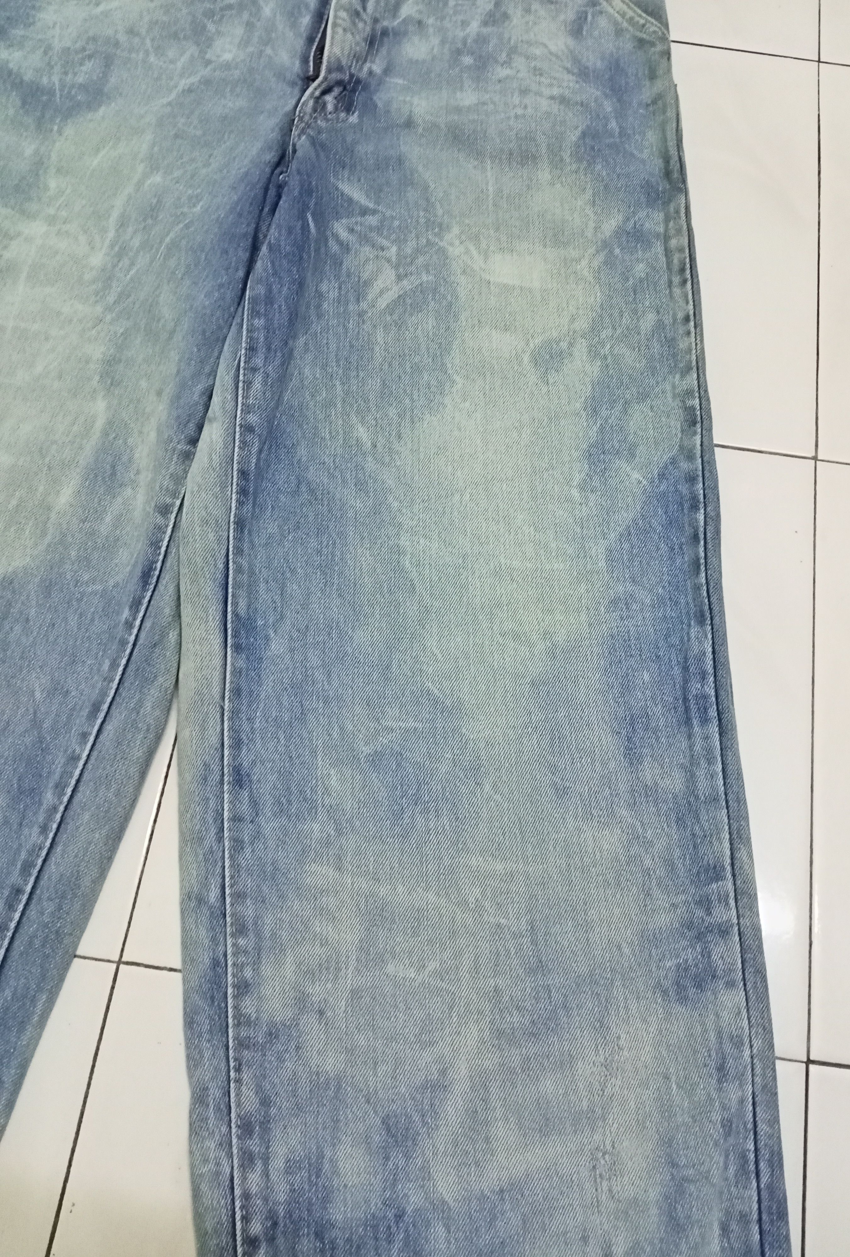 Big John Vintage Big John Jeans Bleach Acid Wash Denim Size US 31 - 6 Thumbnail