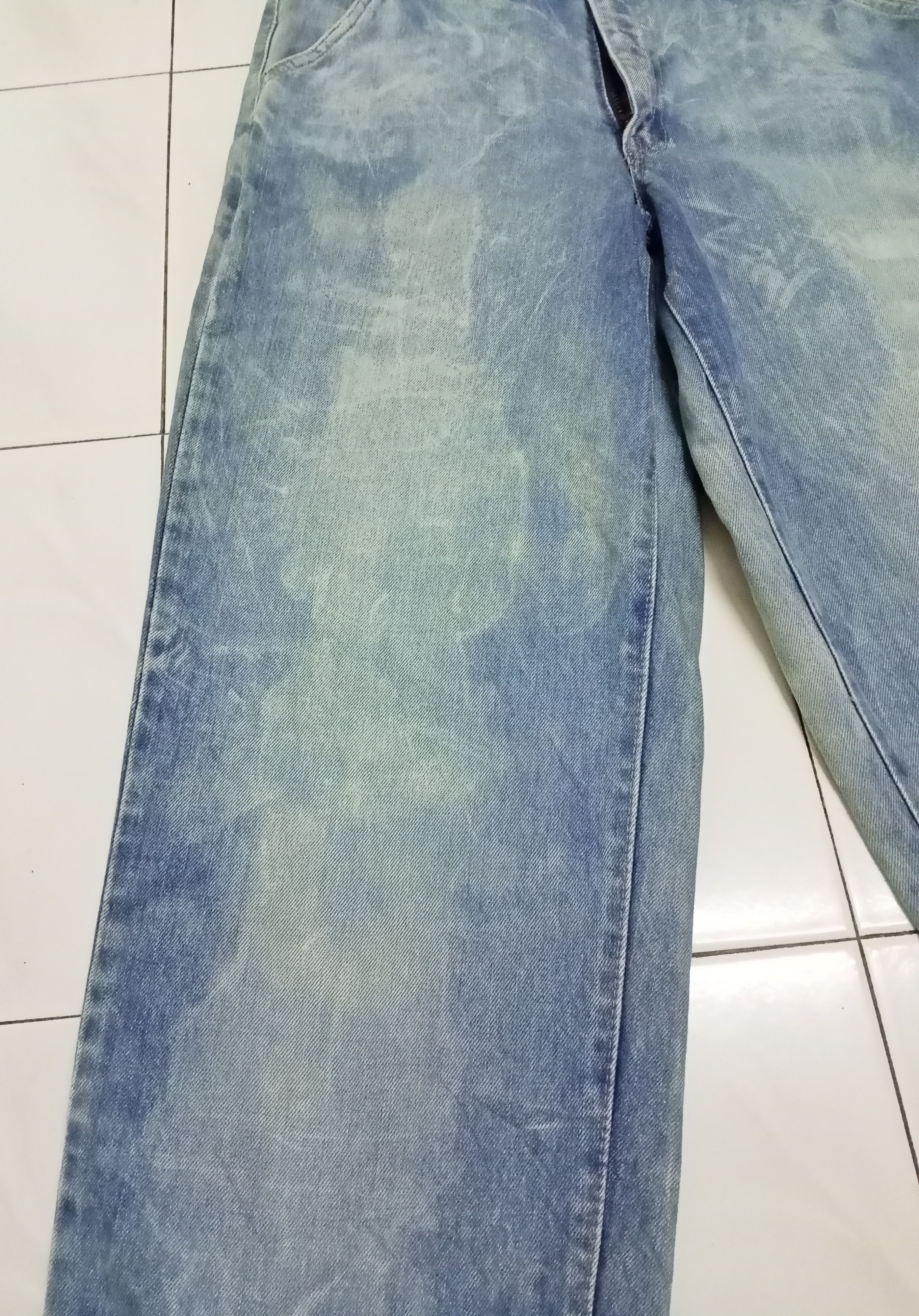 Big John Vintage Big John Jeans Bleach Acid Wash Denim Size US 31 - 5 Thumbnail