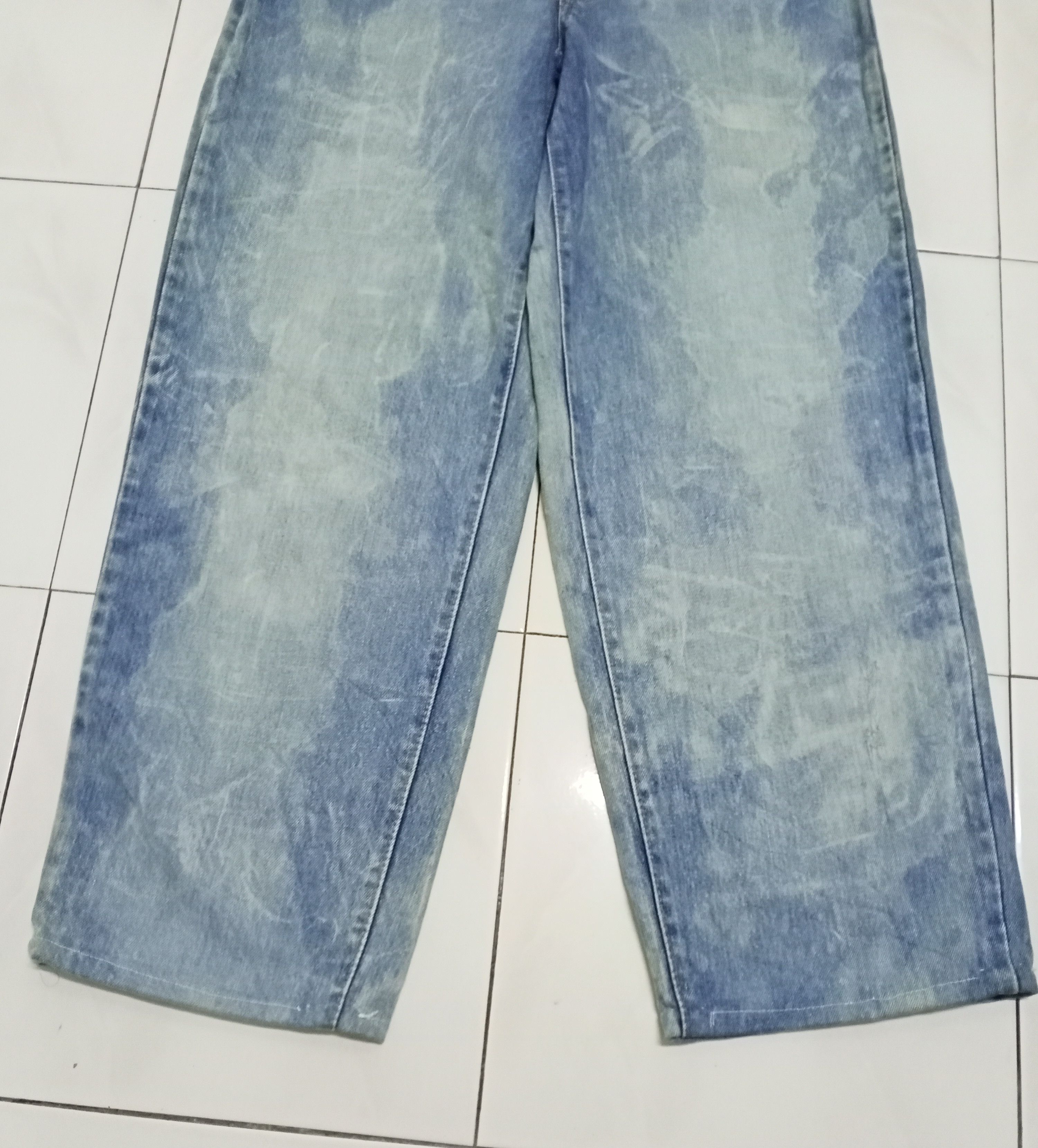 Big John Vintage Big John Jeans Bleach Acid Wash Denim Size US 31 - 4 Thumbnail