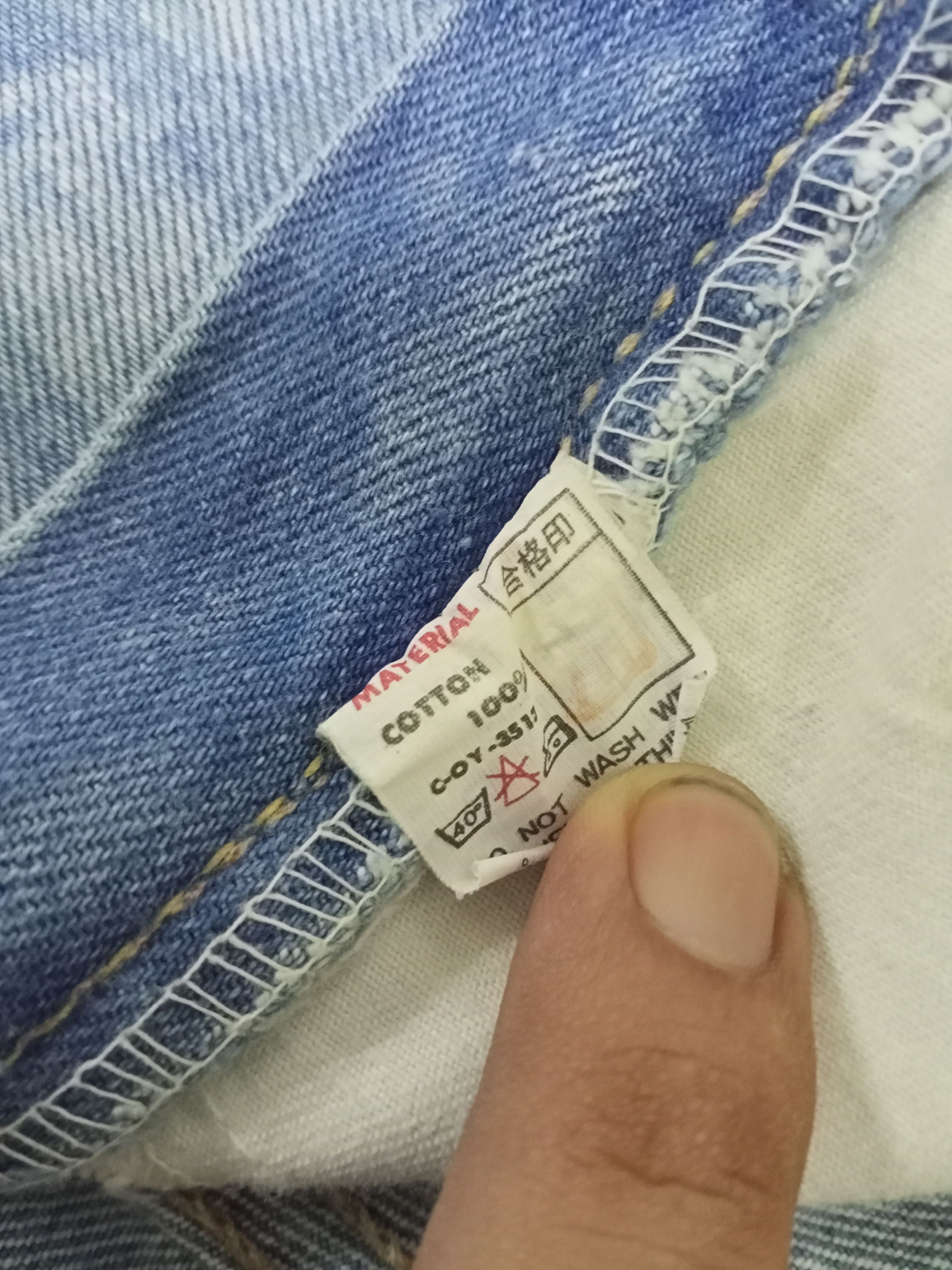 Big John Vintage Big John Jeans Bleach Acid Wash Denim Size US 31 - 14 Thumbnail