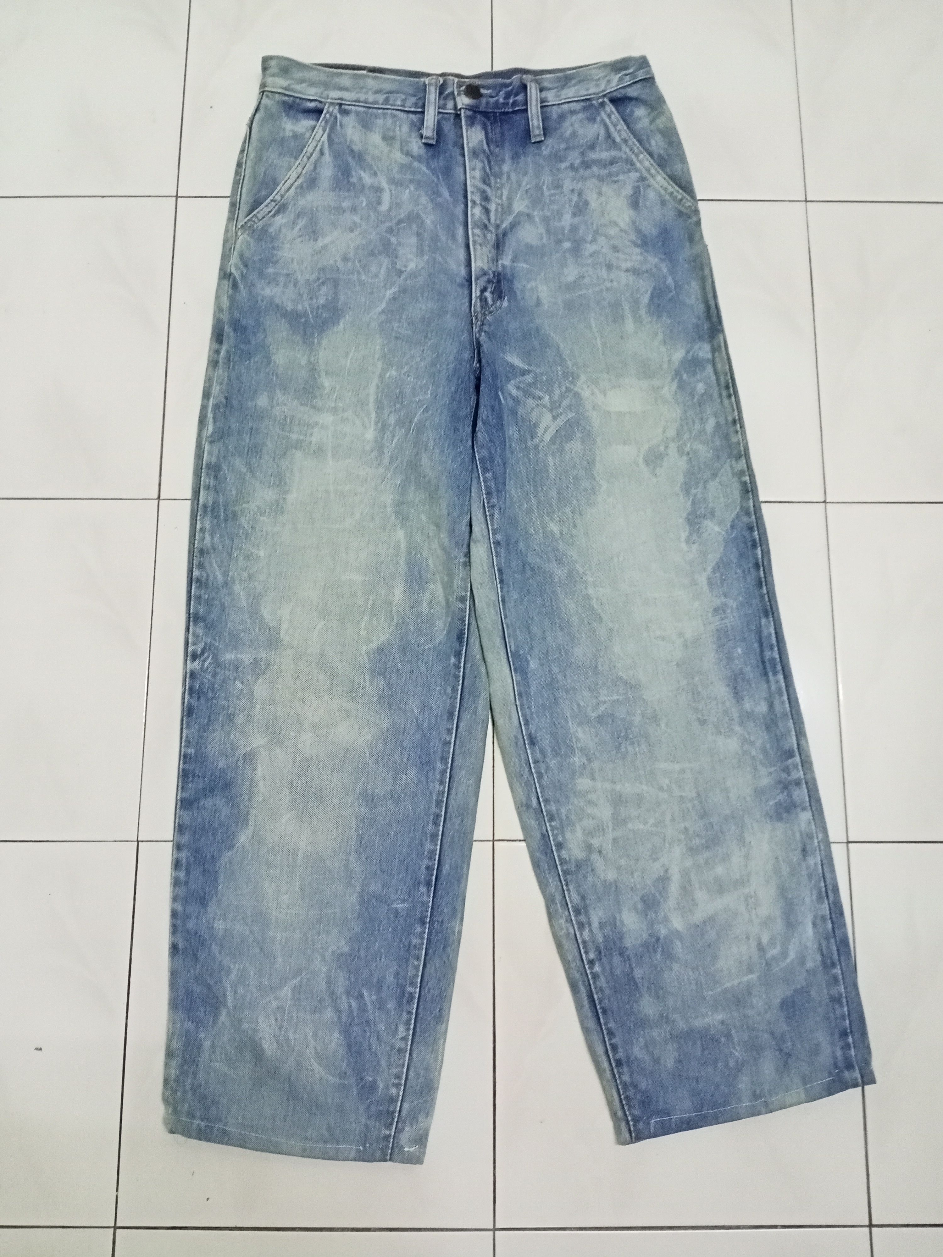 Big John Vintage Big John Jeans Bleach Acid Wash Denim Size US 31 - 1 Thumbnail