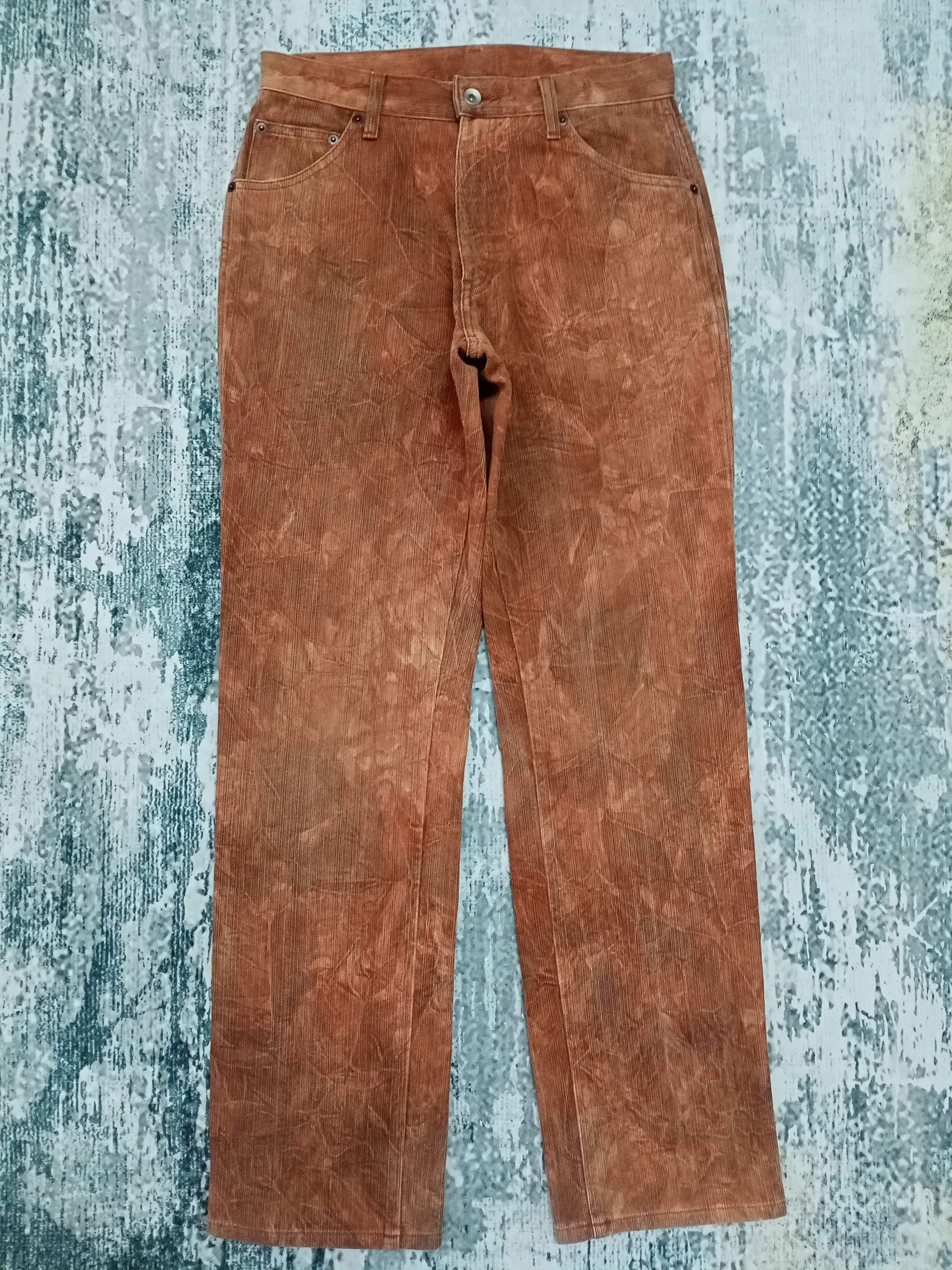 Japanese Brand Japanese Brand Point Brand Brown Corduroy Jeans Size US 29 - 1 Thumbnail