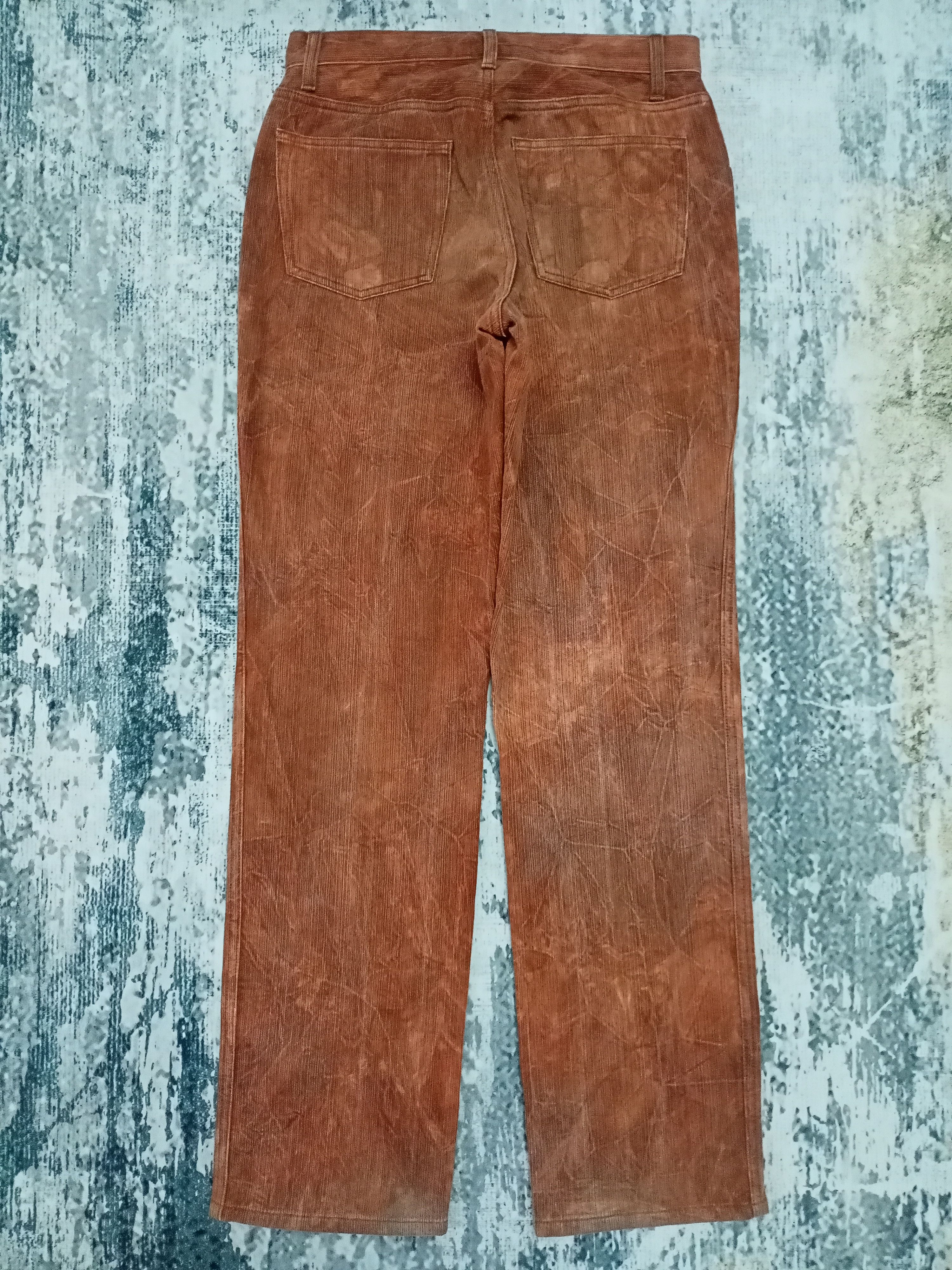 Japanese Brand Japanese Brand Point Brand Brown Corduroy Jeans Size US 29 - 2 Thumbnail