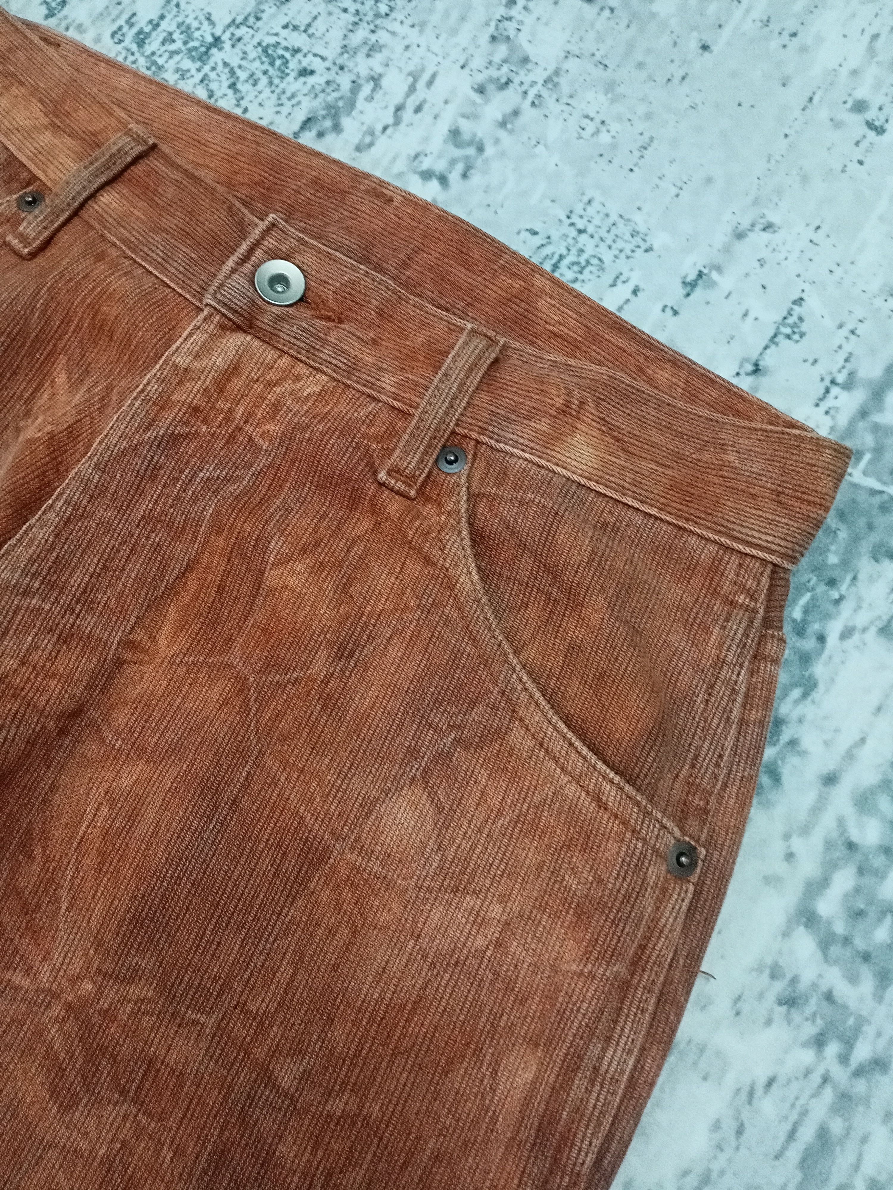 Japanese Brand Japanese Brand Point Brand Brown Corduroy Jeans Size US 29 - 5 Thumbnail