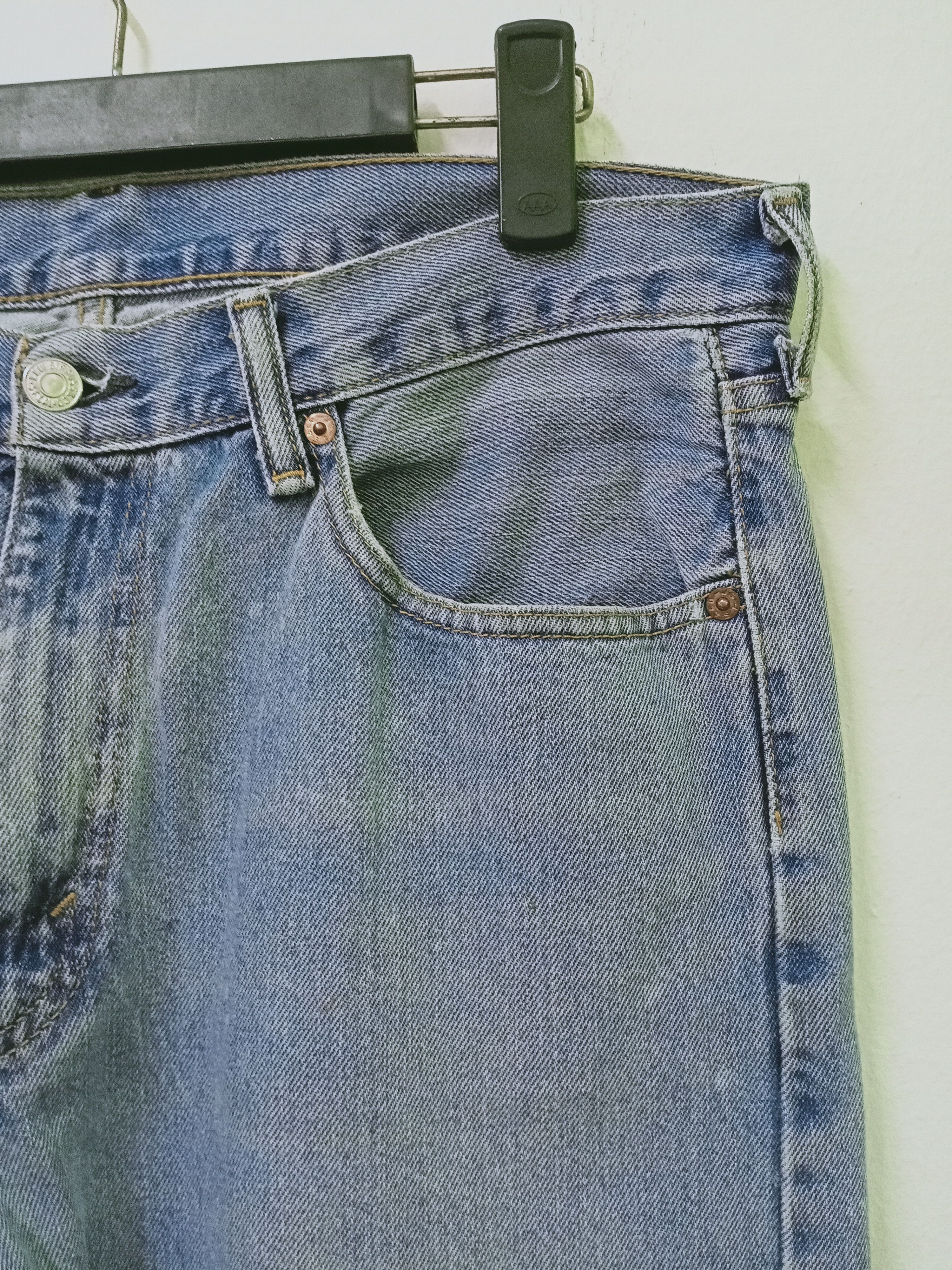 Levi's Vintage Levis 505 Blue Jeans Size US 35 - 6 Thumbnail