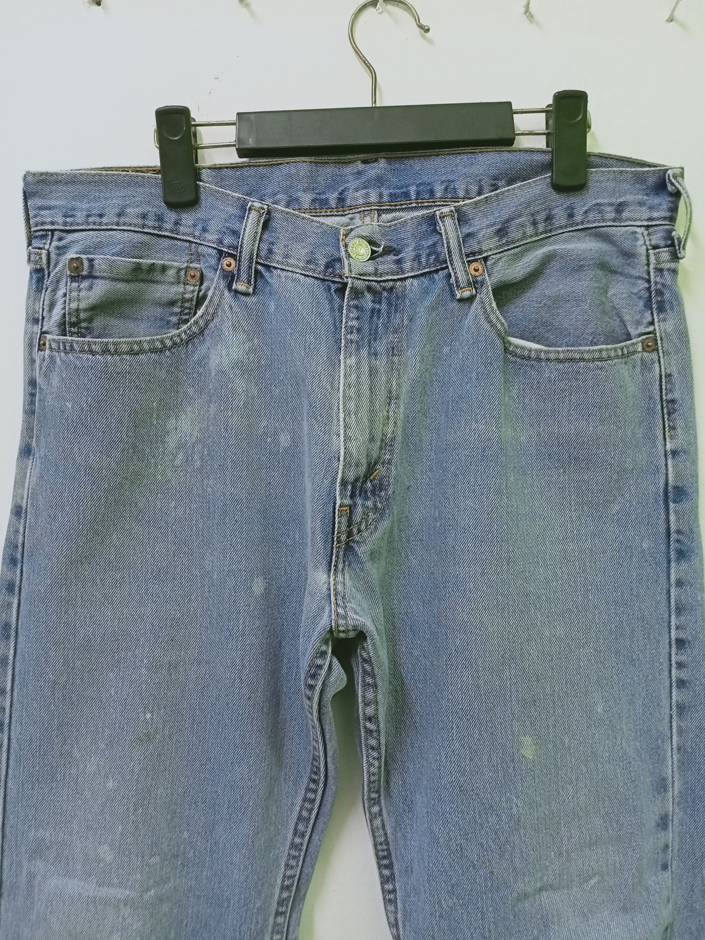 Levi's Vintage Levis 505 Blue Jeans Size US 35 - 2 Thumbnail