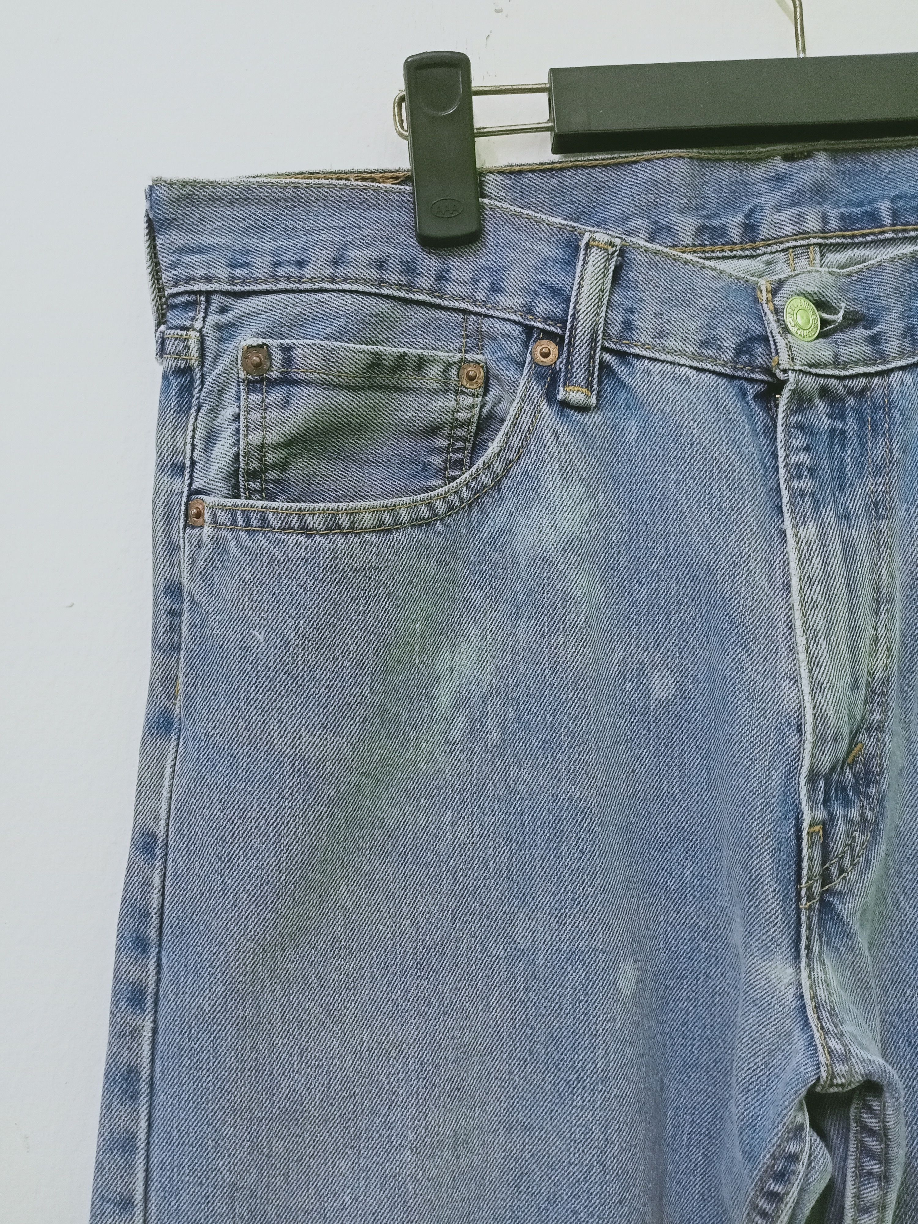 Levi's Vintage Levis 505 Blue Jeans Size US 35 - 4 Thumbnail