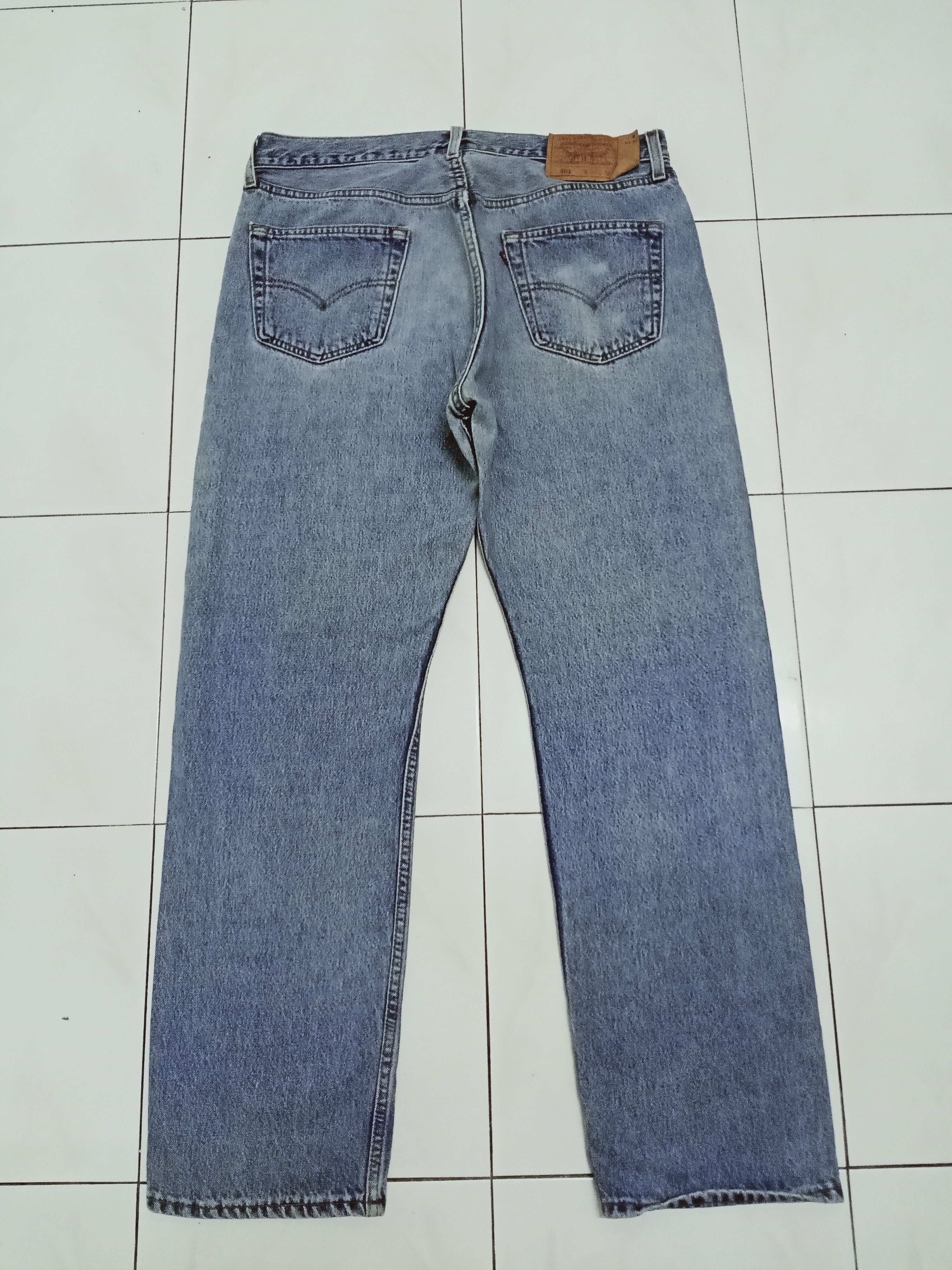 Levi's Vintage 90's Levis 501 Jeans Made in usa 36x30 Size US 36 / EU 52 - 2 Thumbnail