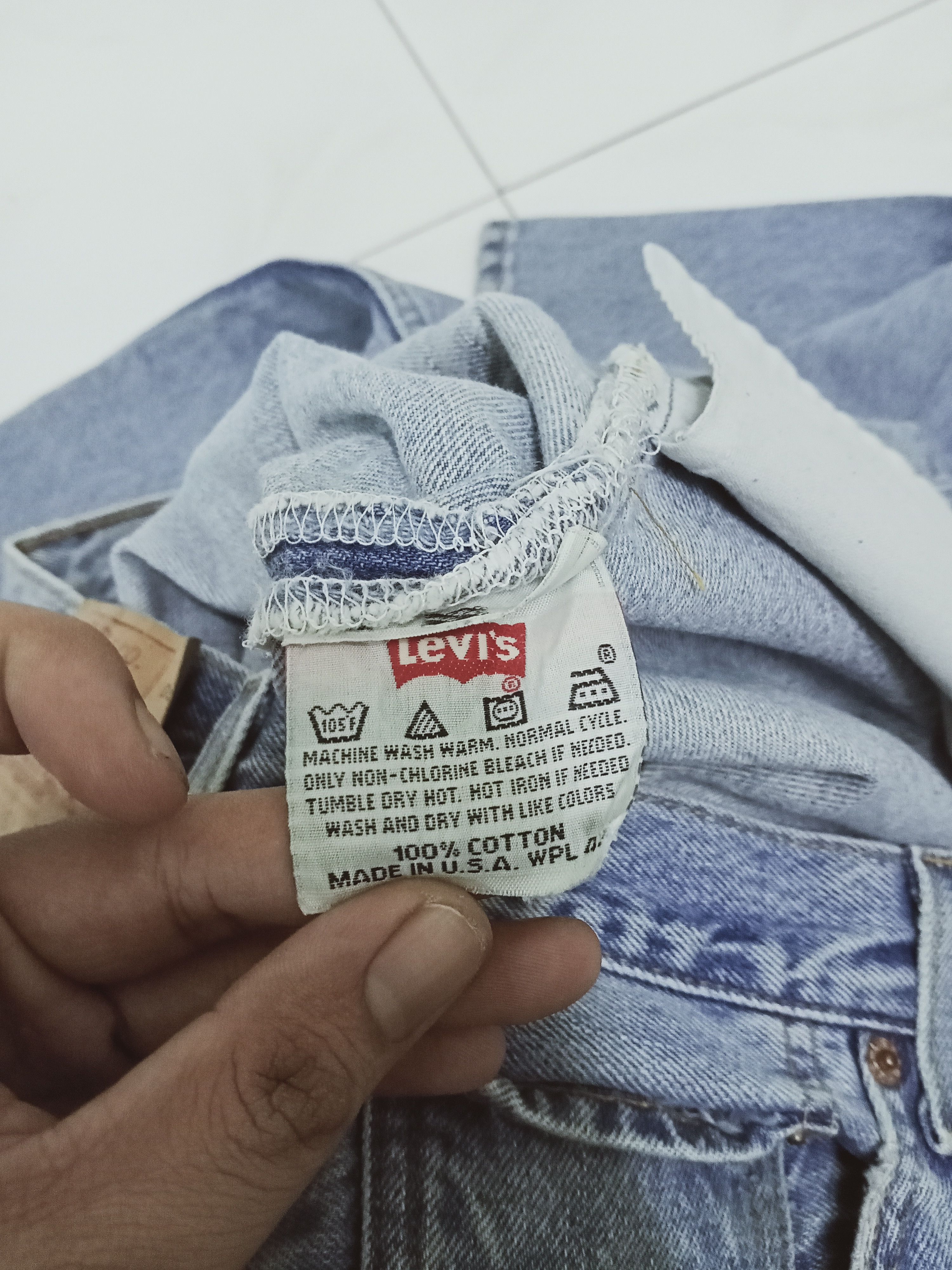 Levi's Vintage 90's Levis 501 Jeans Made in usa 36x30 Size US 36 / EU 52 - 15 Thumbnail