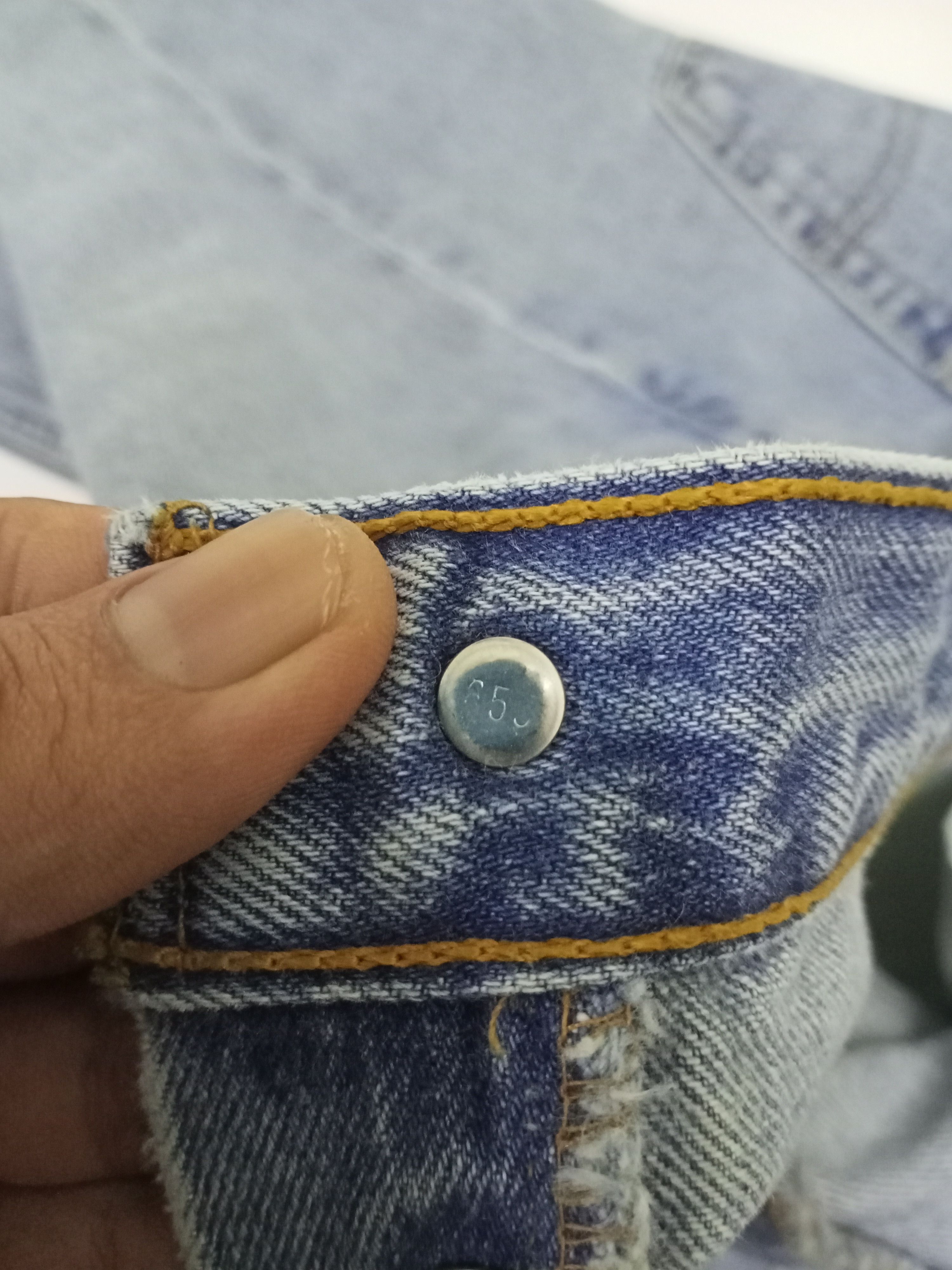 Levi's Vintage 90's Levis 501 Jeans Made in usa 36x30 Size US 36 / EU 52 - 9 Thumbnail