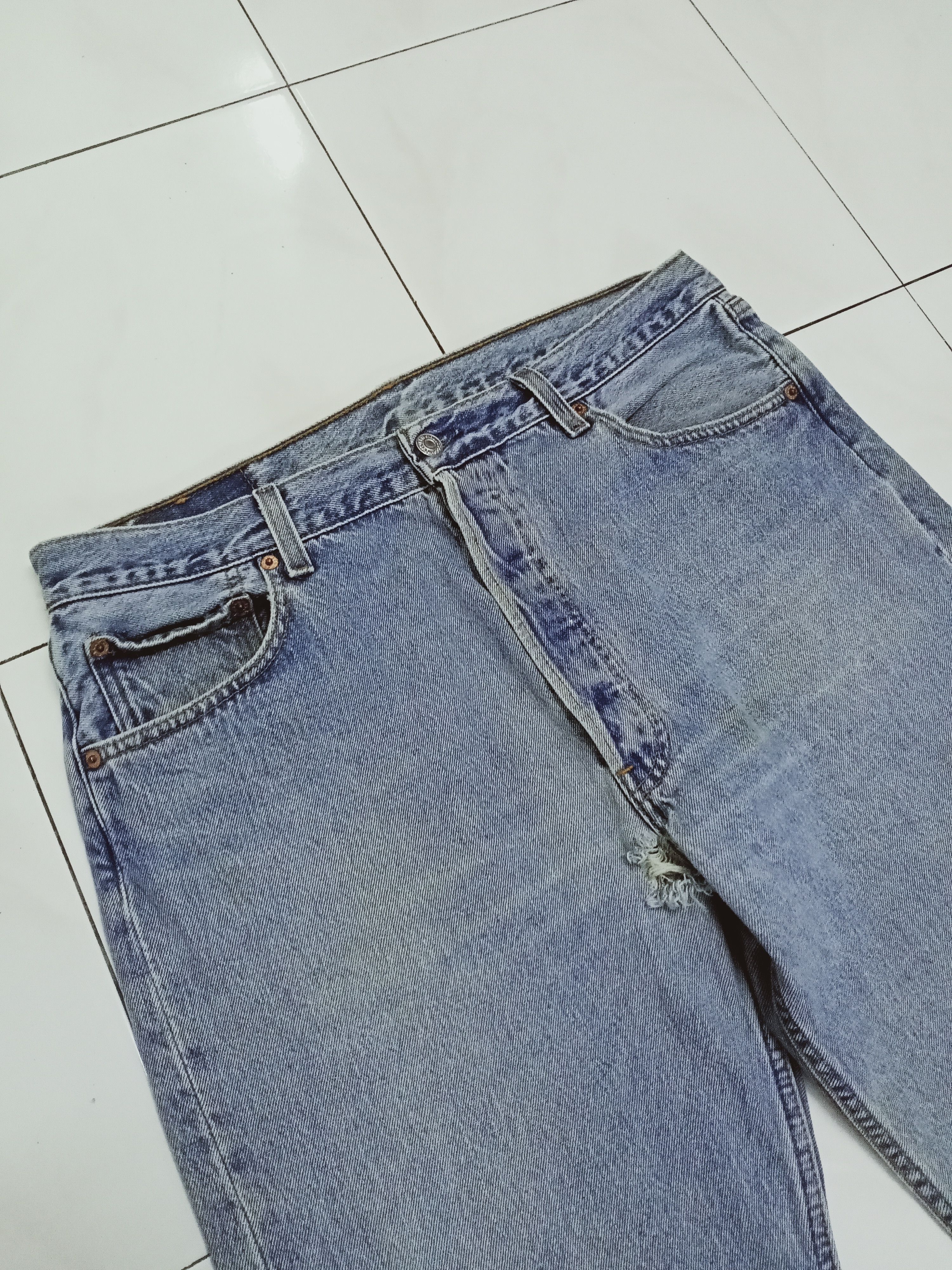 Levi's Vintage 90's Levis 501 Jeans Made in usa 36x30 Size US 36 / EU 52 - 5 Thumbnail