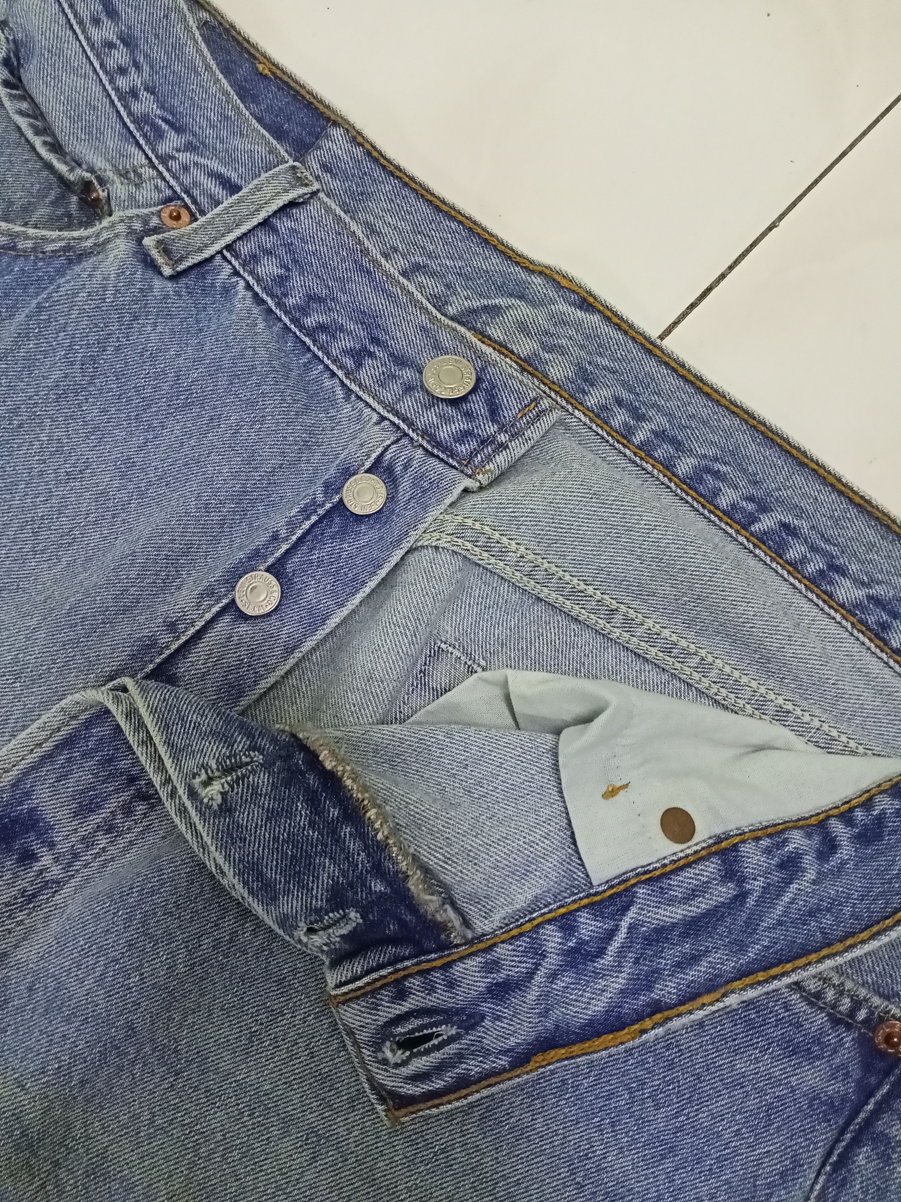 Levi's Vintage 90's Levis 501 Jeans Made in usa 36x30 Size US 36 / EU 52 - 6 Thumbnail