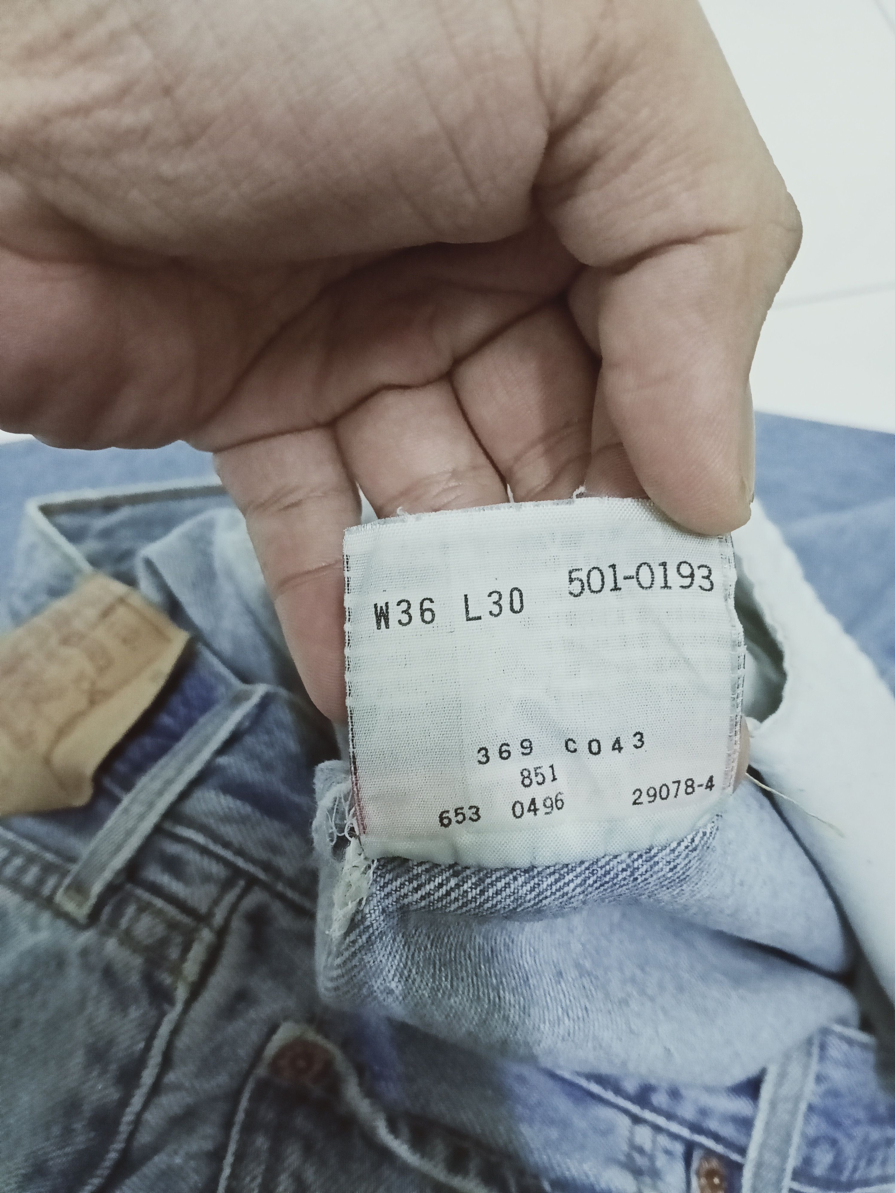 Levi's Vintage 90's Levis 501 Jeans Made in usa 36x30 Size US 36 / EU 52 - 16 Thumbnail