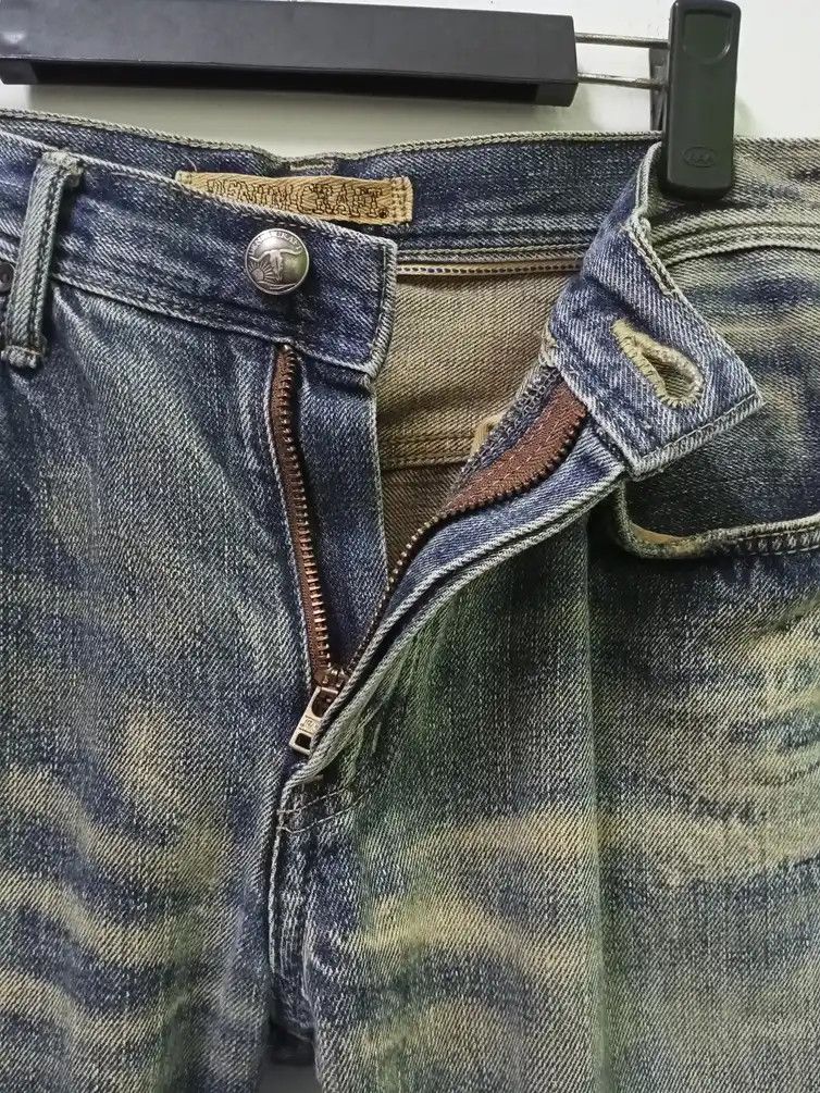 Japanese Brand Denim Craft Faded Denim Jeans Size US 33 - 8 Thumbnail