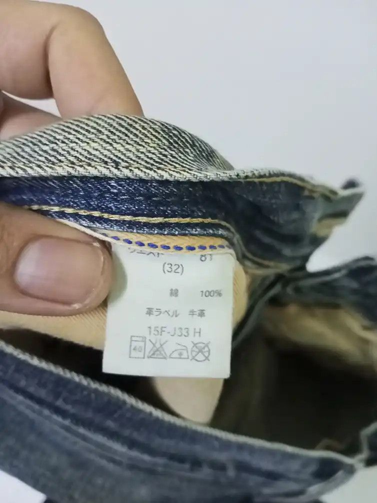 Japanese Brand Denim Craft Faded Denim Jeans Size US 33 - 12 Thumbnail