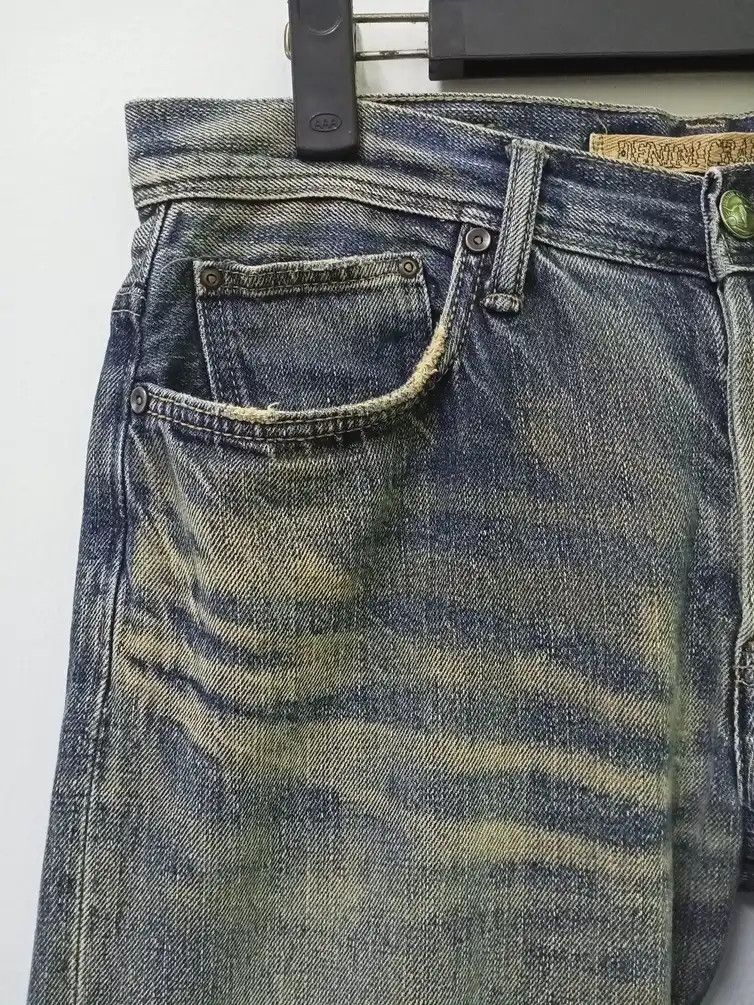 Japanese Brand Denim Craft Faded Denim Jeans Size US 33 - 5 Thumbnail