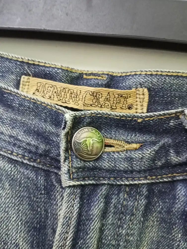 Japanese Brand Denim Craft Faded Denim Jeans Size US 33 - 7 Thumbnail