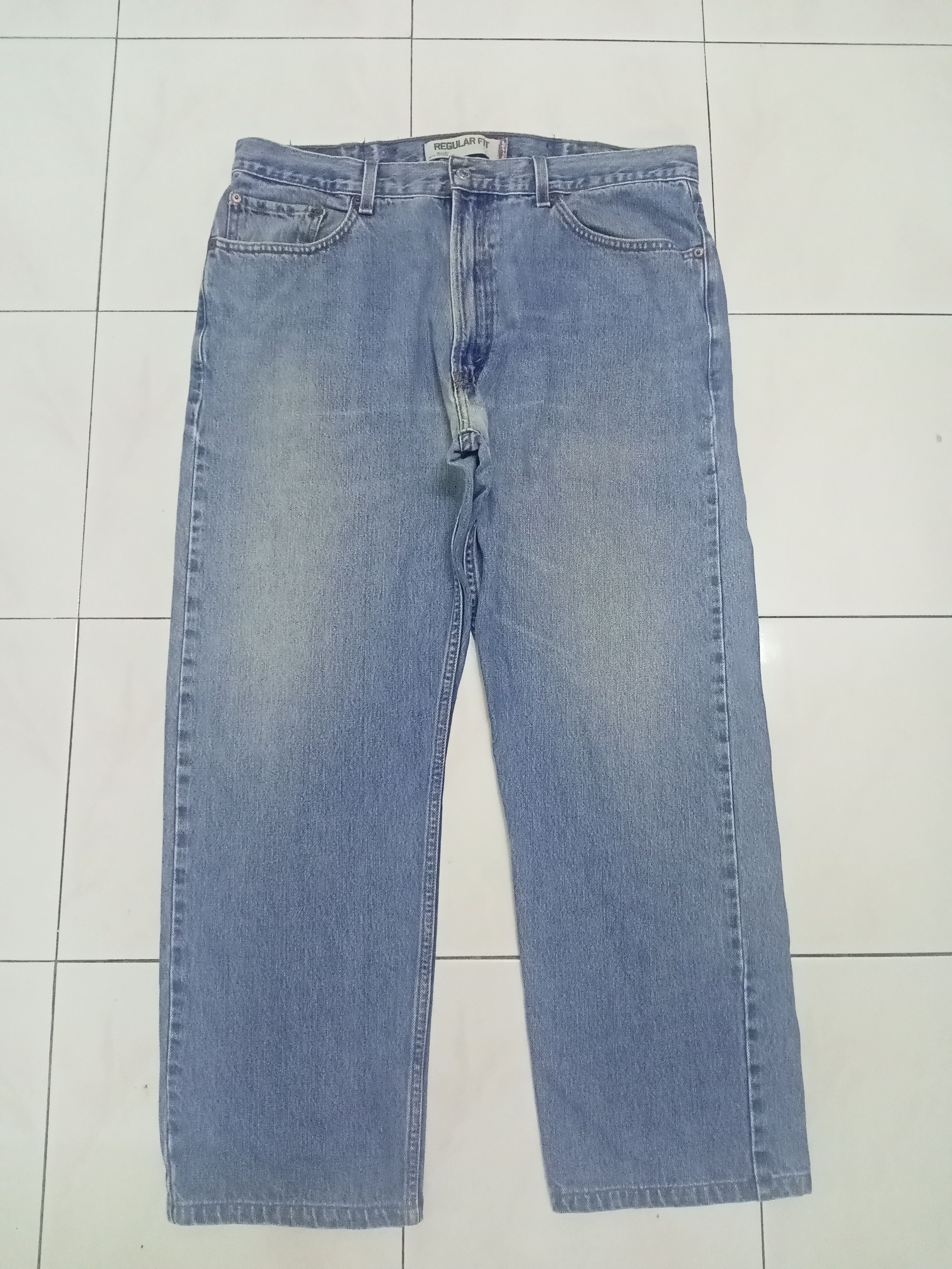 Levi's Vintage Levis 505 Regular Fit Blue Jeans Size US 37 - 1 Thumbnail