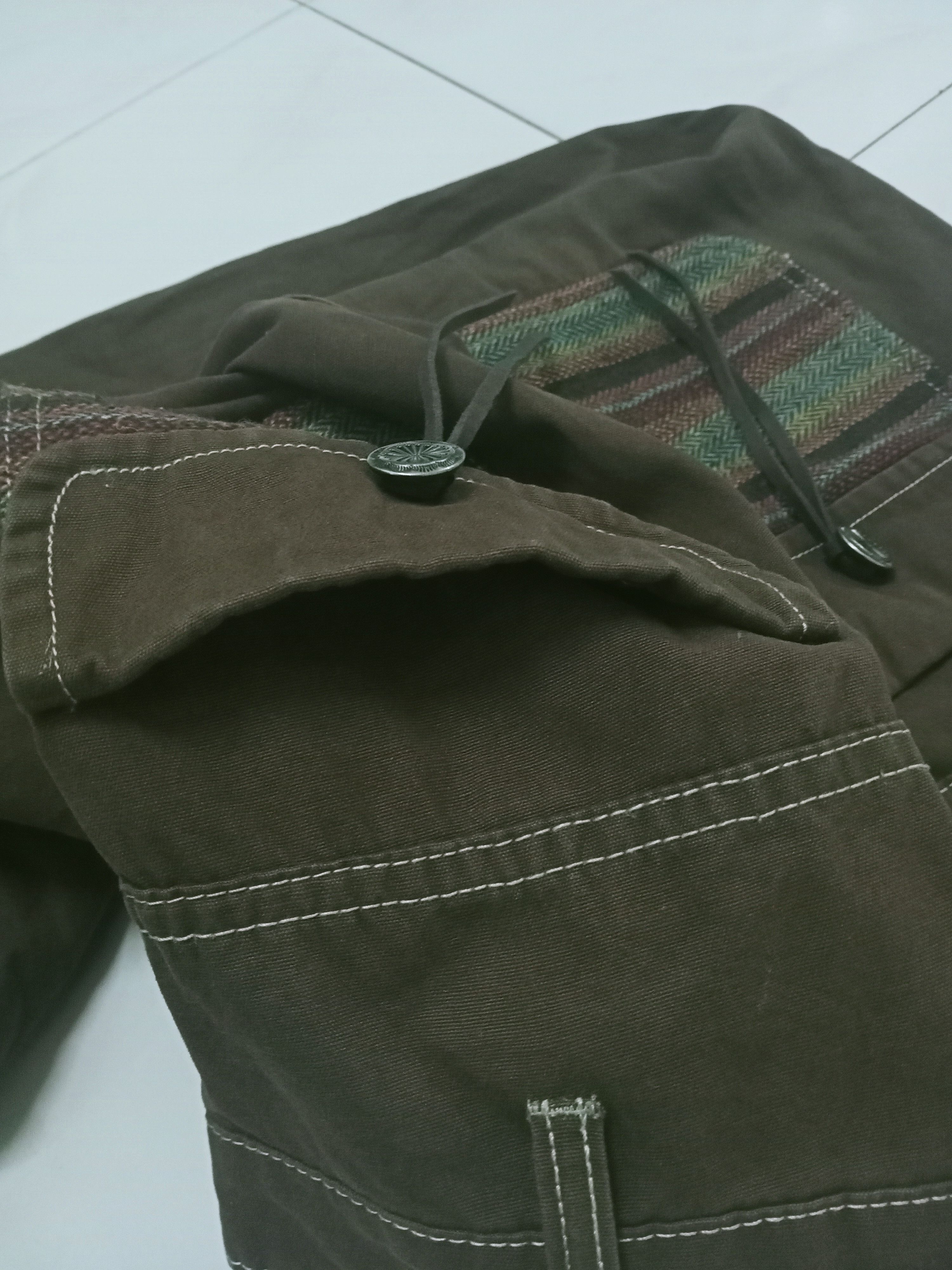 Japanese Brand Jungle Storm Knit Pocket Pants Size US 32 / EU 48 - 10 Thumbnail