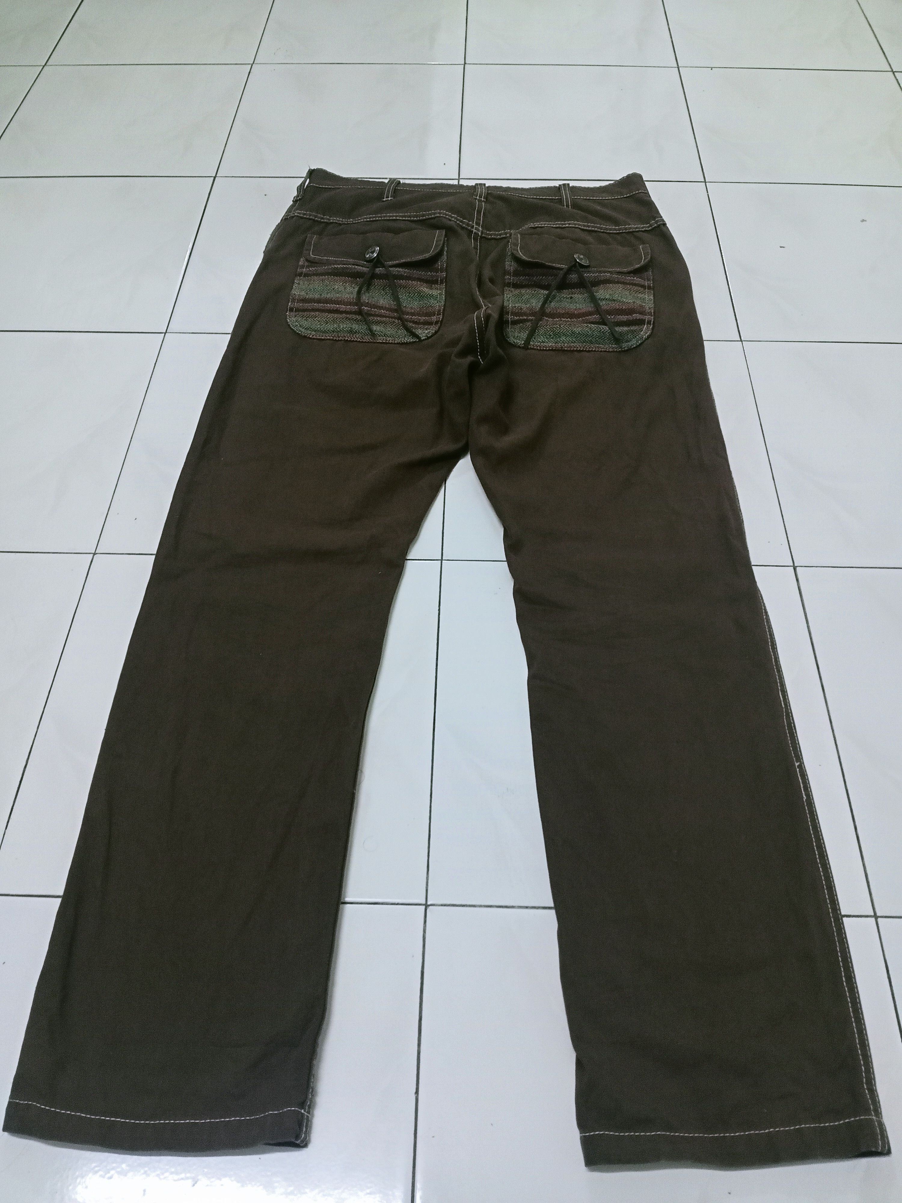 Japanese Brand Jungle Storm Knit Pocket Pants Size US 32 / EU 48 - 4 Thumbnail