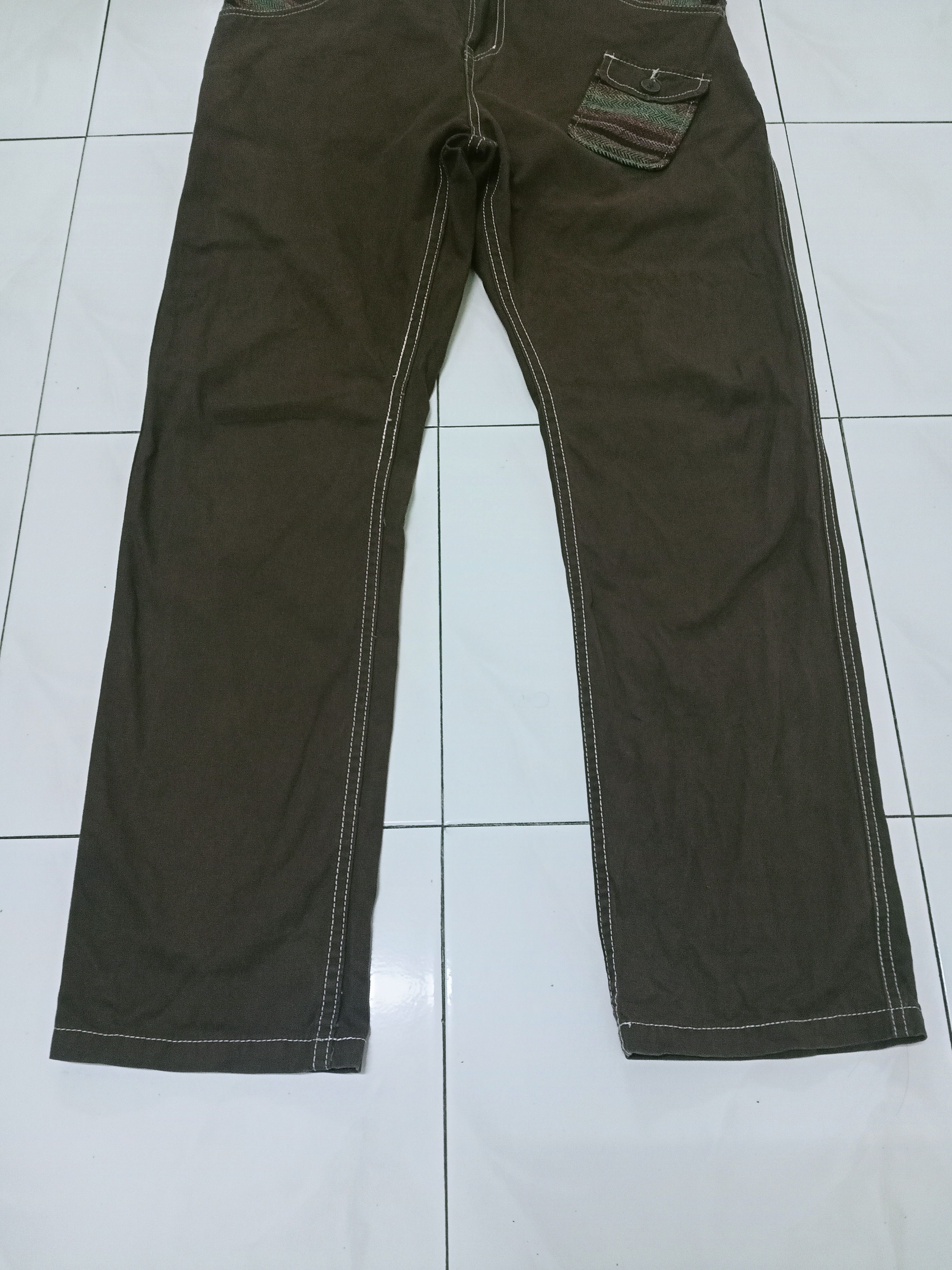 Japanese Brand Jungle Storm Knit Pocket Pants Size US 32 / EU 48 - 6 Thumbnail