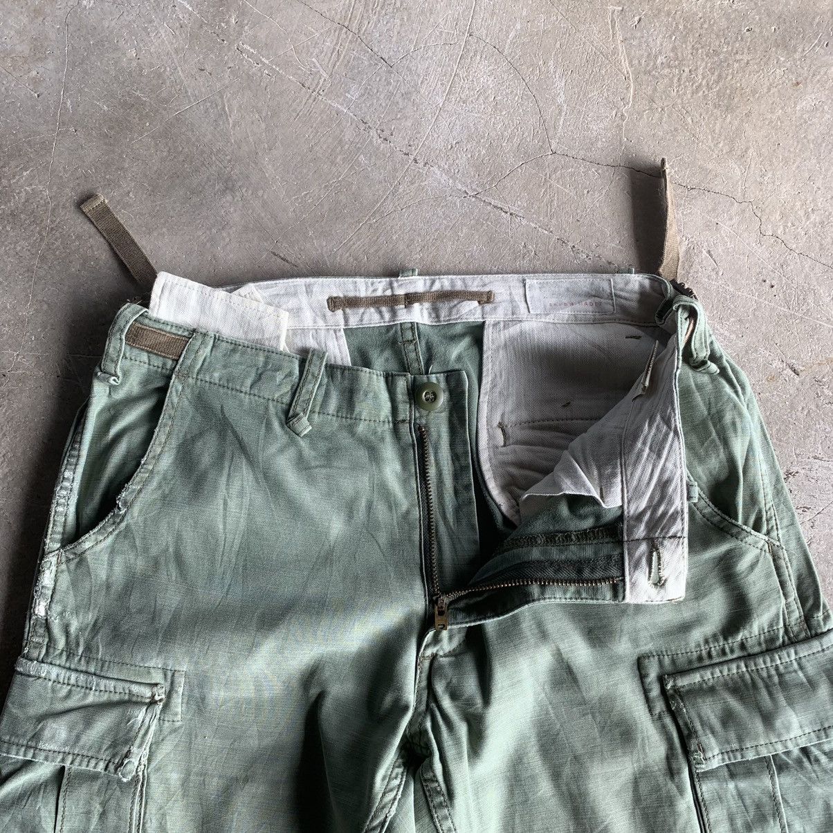 URBAN RESEARCH DOORS Urban Research Utility Faded Cargo Ankle Cropped Pants Size US 32 / EU 48 - 8 Thumbnail