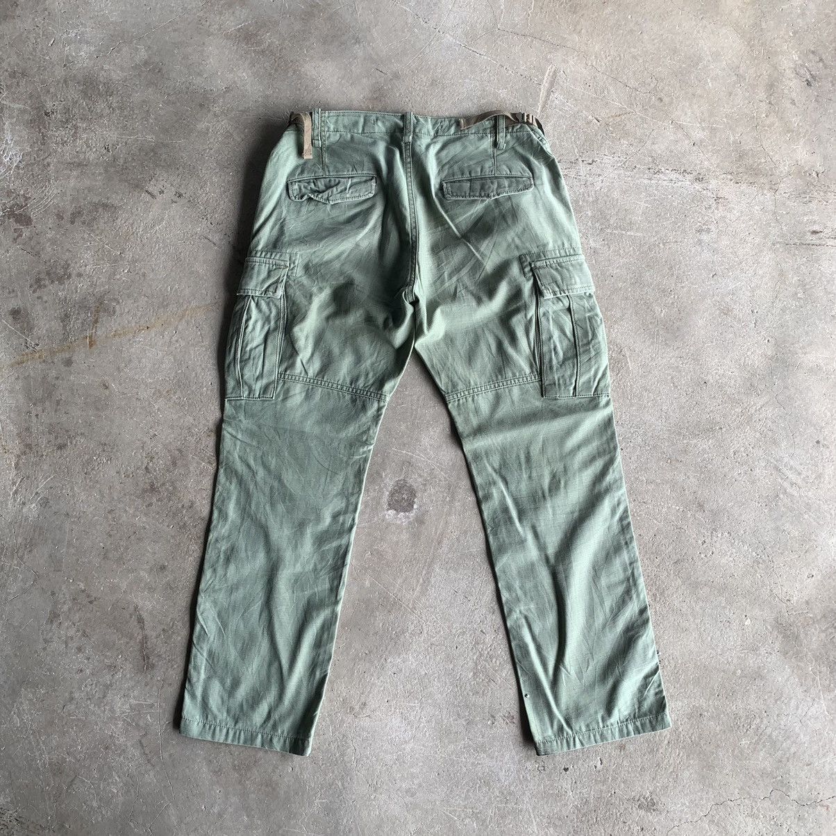 URBAN RESEARCH DOORS Urban Research Utility Faded Cargo Ankle Cropped Pants Size US 32 / EU 48 - 12 Thumbnail