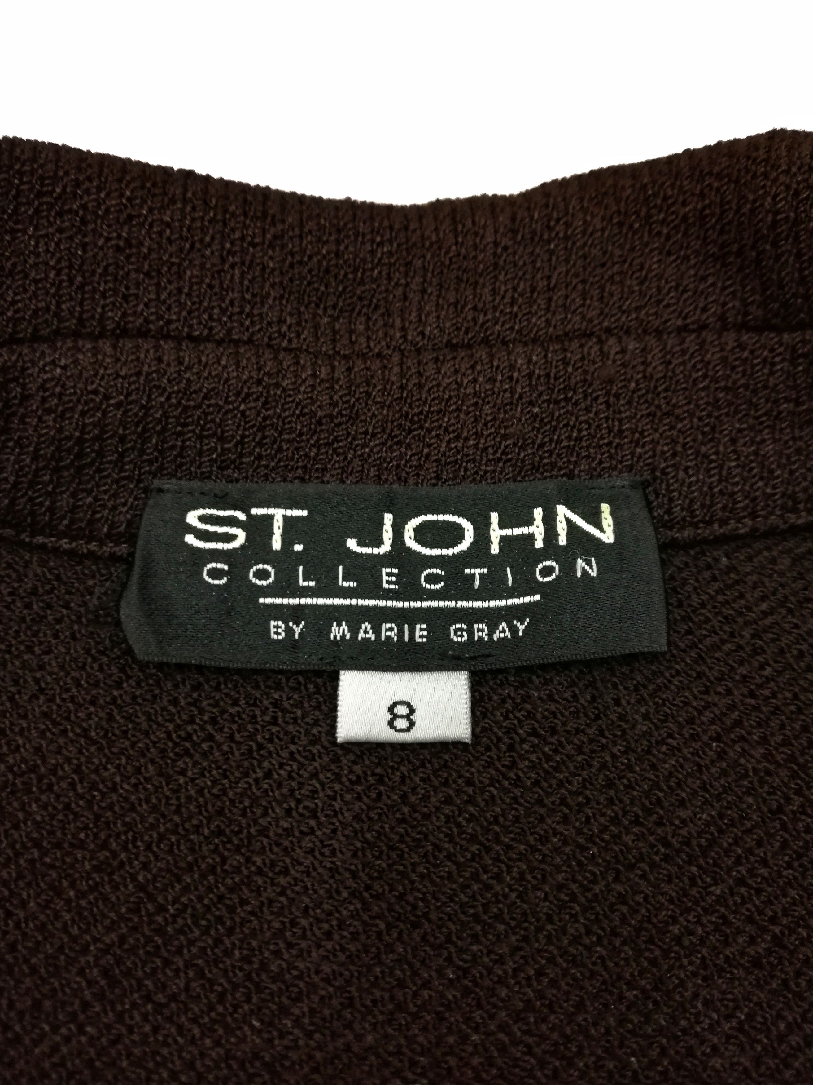 St. John × Vintage 🔥St. John Wool Collection By Marie Trench Gray Coat Jacket Size US S / EU 44-46 / 1 - 8 Thumbnail