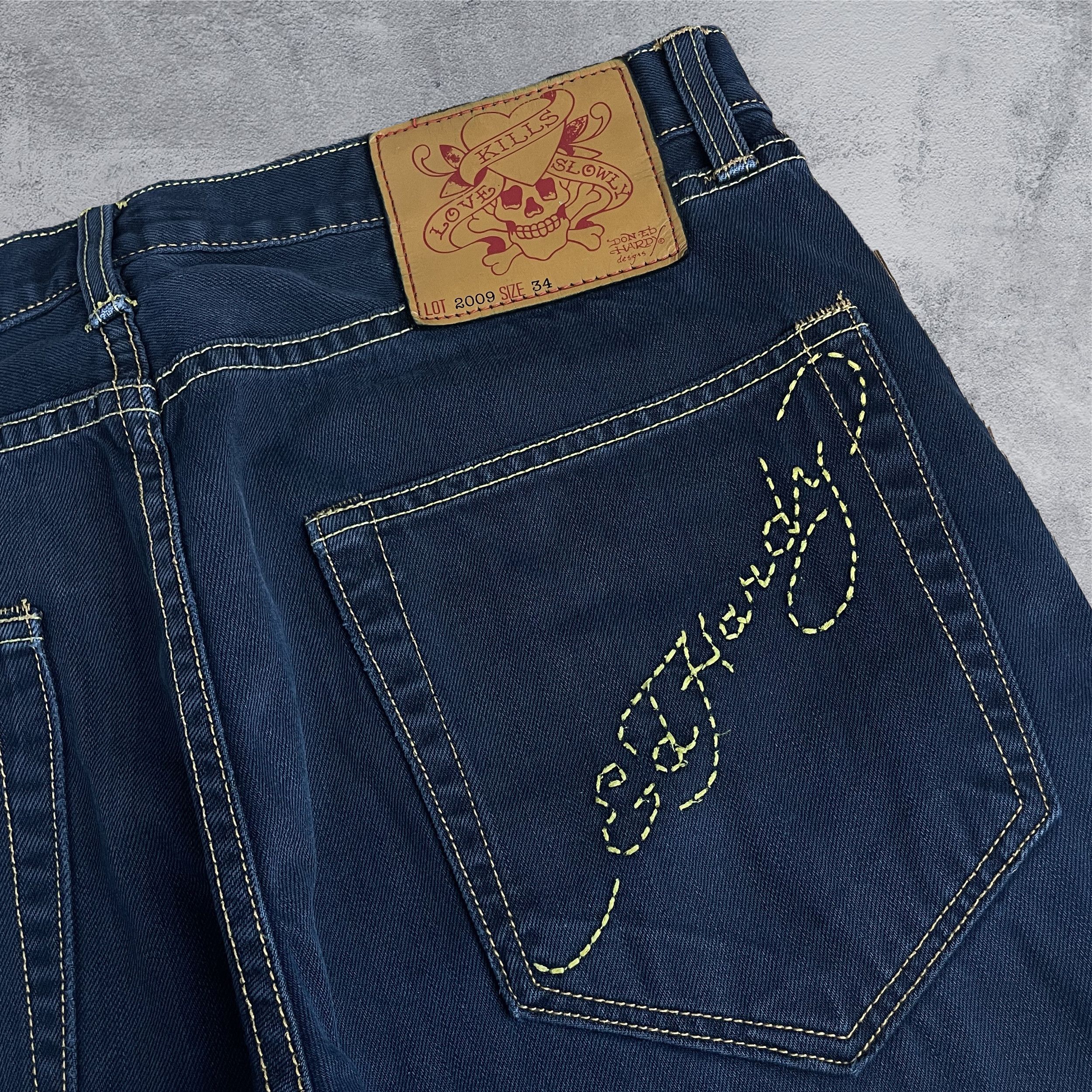 Ed Hardy Ed Hardy Denim Jeans Size US 34 / EU 50 - 2 Thumbnail