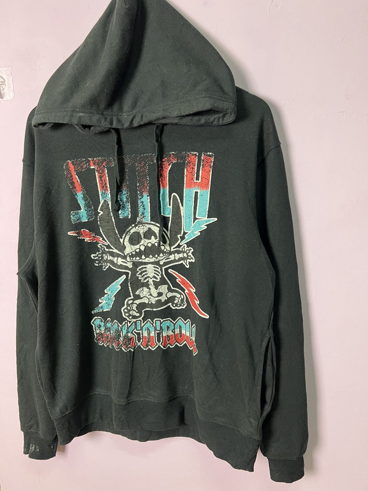 Cartoon Network 🔥Lilo & Stitch Rock n Roll Hoodies Size US M / EU 48-50 / 2 - 6 Thumbnail