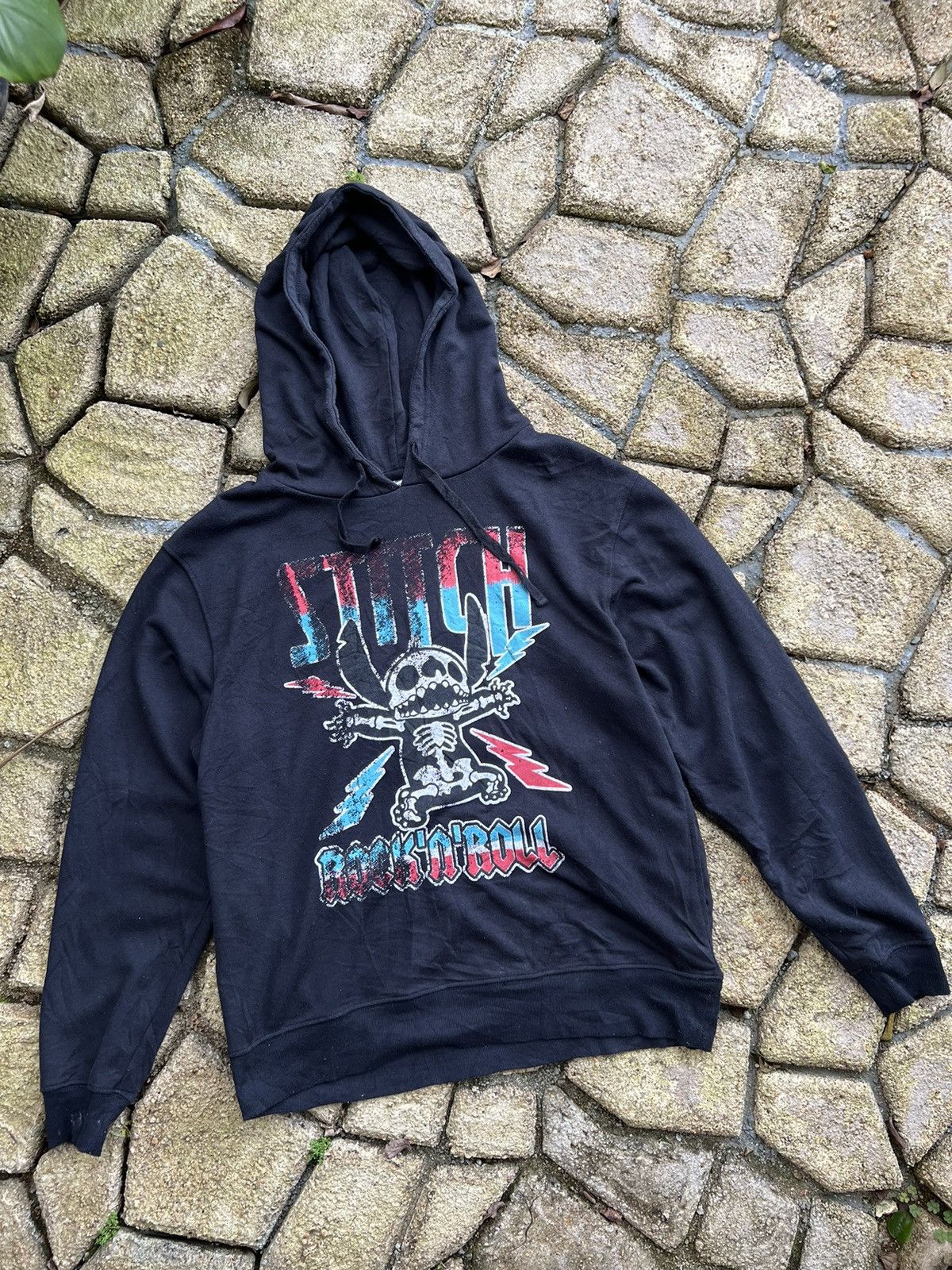 Cartoon Network 🔥Lilo & Stitch Rock n Roll Hoodies Size US M / EU 48-50 / 2 - 1 Thumbnail