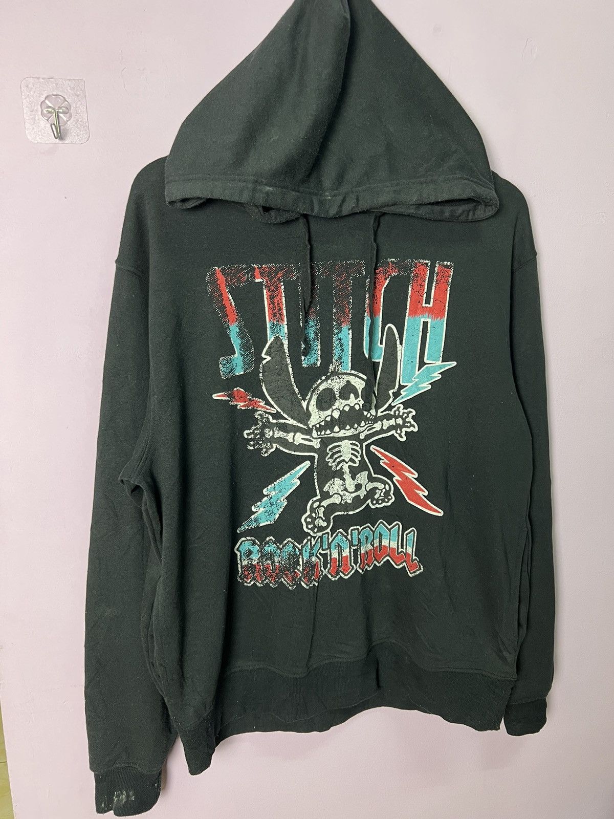 Cartoon Network 🔥Lilo & Stitch Rock n Roll Hoodies Size US M / EU 48-50 / 2 - 7 Thumbnail