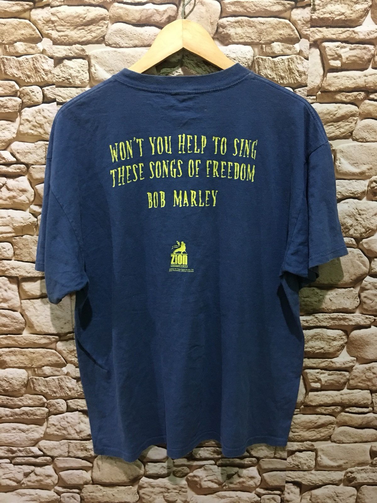 Band Tees × Bob Marley × Vintage Vintage 00 Bob Marley Double Sided Graphic T-Shirt Size US L / EU 52-54 / 3 - 2 Thumbnail