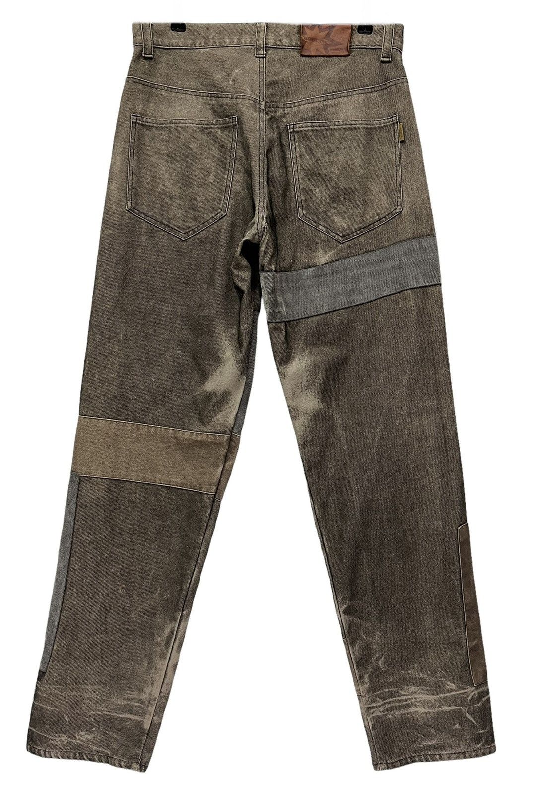 Clover Canyon 💥SICK PATCHWORK🔥Japanese Brand Street Fashion Distressed Size US 32 / EU 48 - 2 Thumbnail