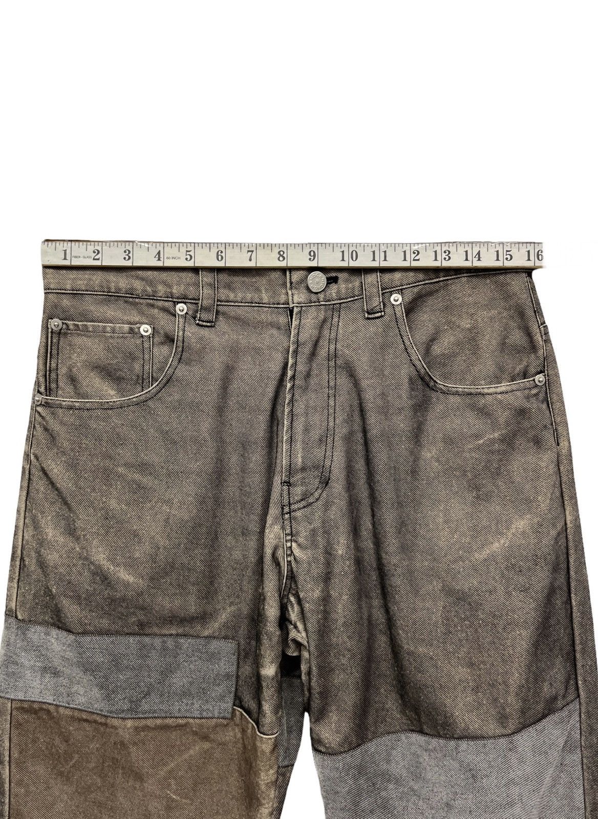 Clover Canyon 💥SICK PATCHWORK🔥Japanese Brand Street Fashion Distressed Size US 32 / EU 48 - 13 Thumbnail