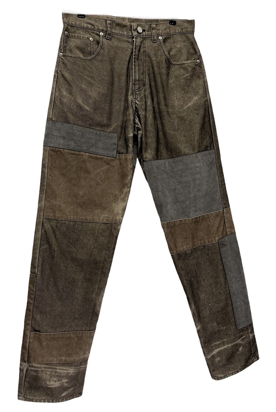Clover Canyon 💥SICK PATCHWORK🔥Japanese Brand Street Fashion Distressed Size US 32 / EU 48 - 10 Thumbnail