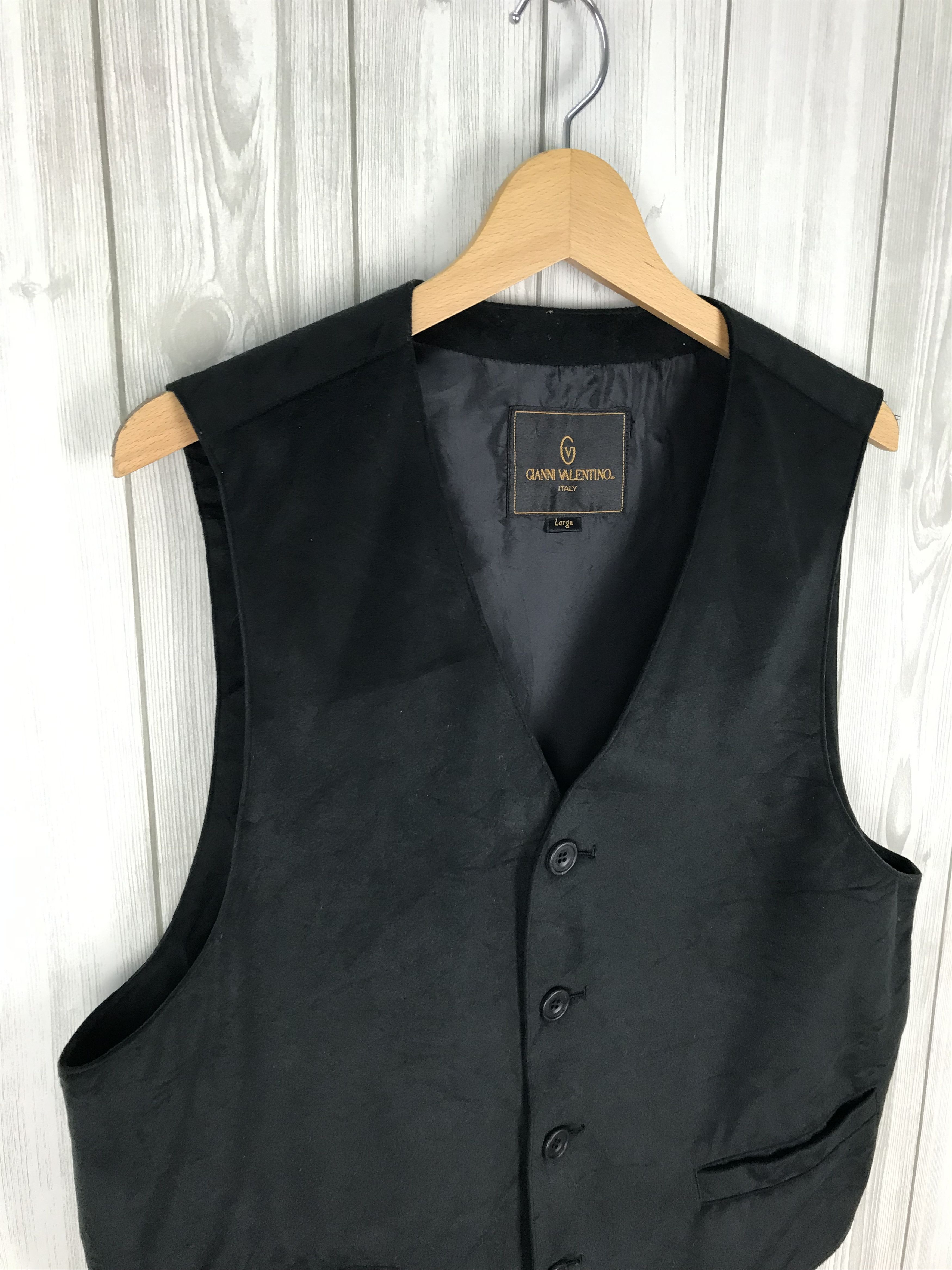 Gianni Valentino GIANNI VALENTINO Velvet Cotton Vest Size US L / EU 52-54 / 3 - 5 Thumbnail