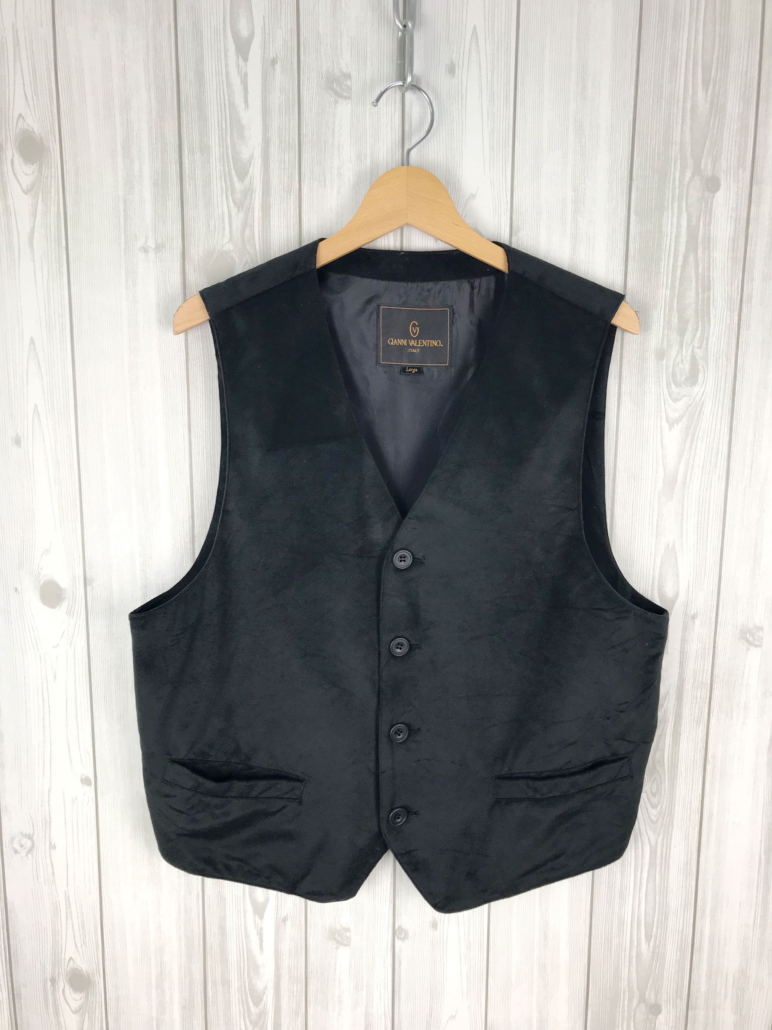 Gianni Valentino GIANNI VALENTINO Velvet Cotton Vest Size US L / EU 52-54 / 3 - 2 Thumbnail