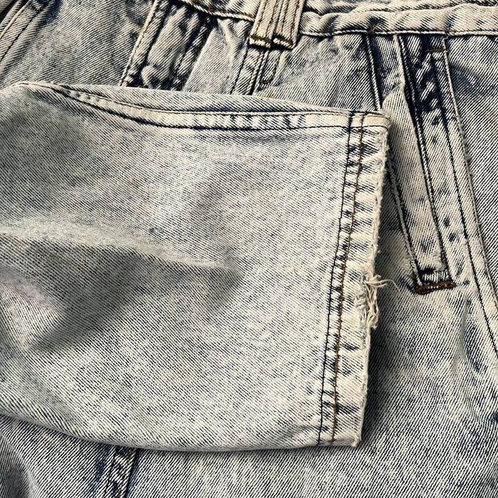 Bugle Boy Bugle Boy All Weather Gear high rise acid wash cargo jeans