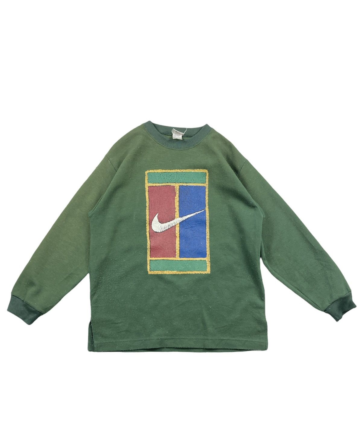 Nike × Vintage Vintage 90’s Nike Golf Sweatshirt Big Logo Long Nike Tag Size US XS / EU 42 / 0 - 1 Thumbnail