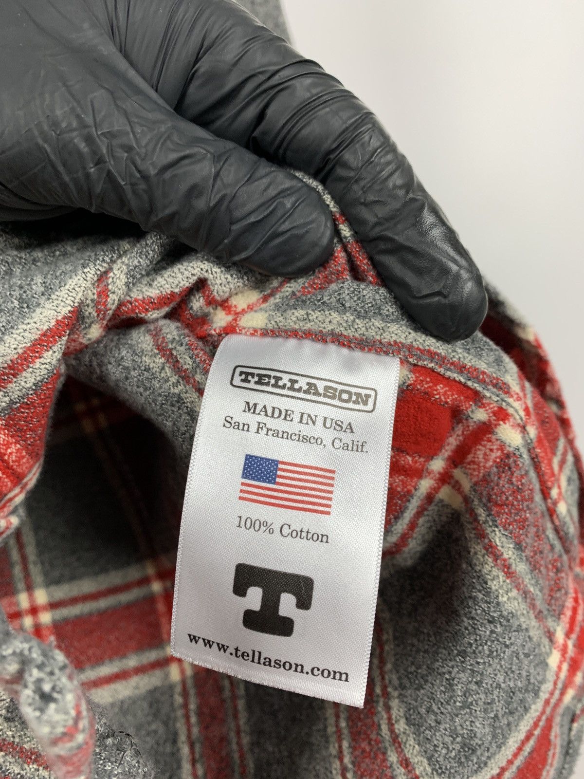 Tellason Tellason Flannel Checkered Plaid Long Sleeve Shirt Size US XL / EU 56 / 4 - 16 Thumbnail