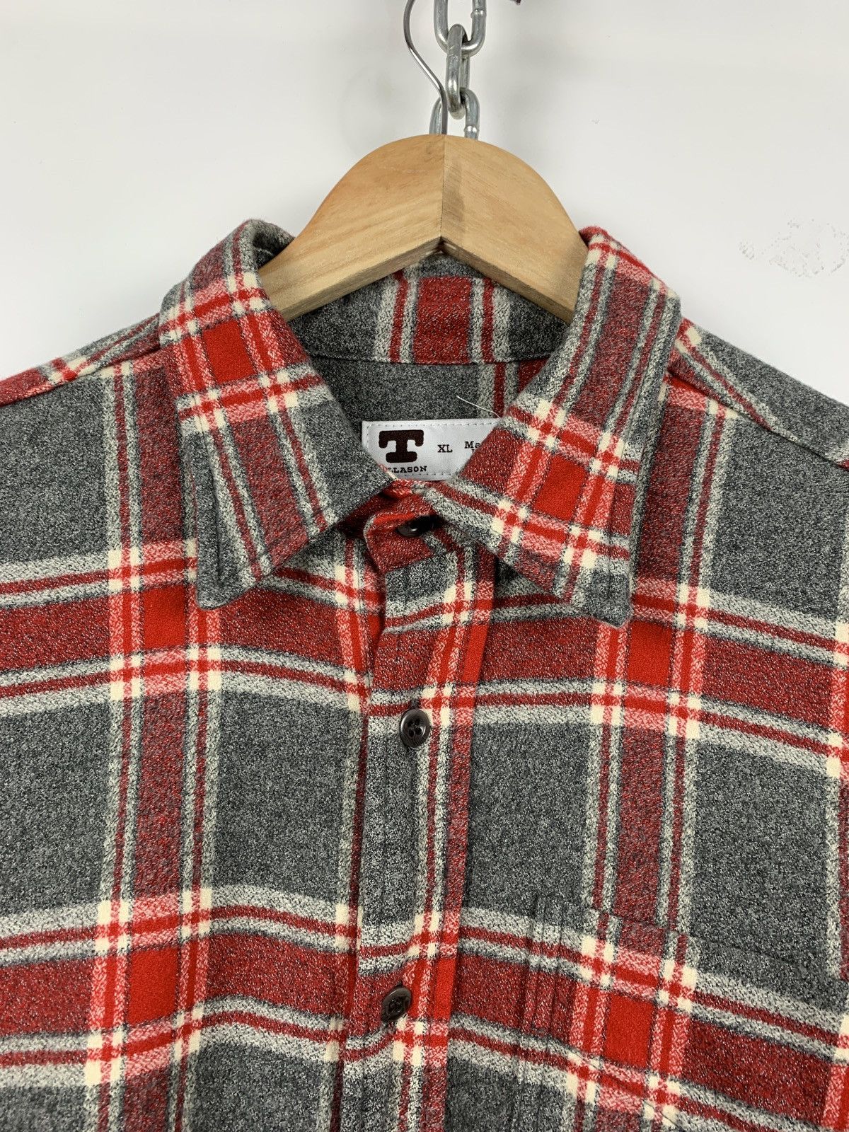 Tellason Tellason Flannel Checkered Plaid Long Sleeve Shirt Size US XL / EU 56 / 4 - 6 Thumbnail