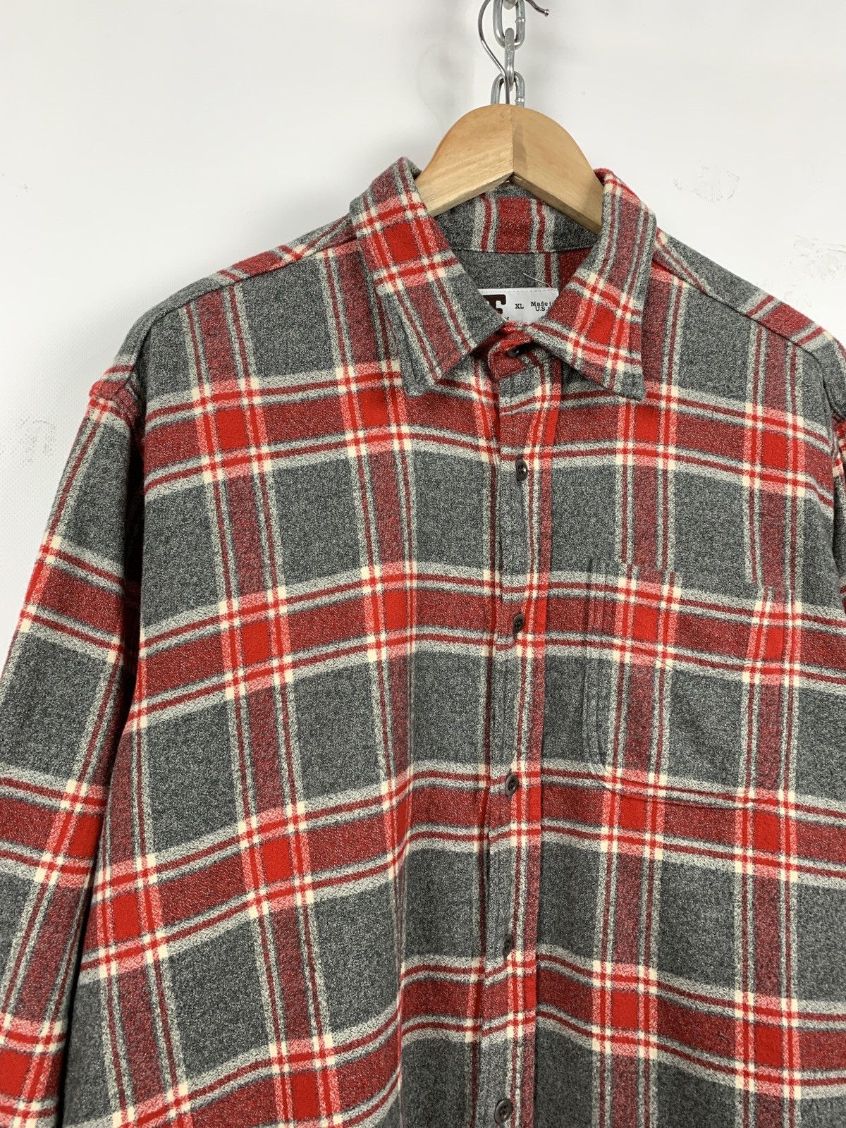 Tellason Tellason Flannel Checkered Plaid Long Sleeve Shirt Size US XL / EU 56 / 4 - 5 Thumbnail