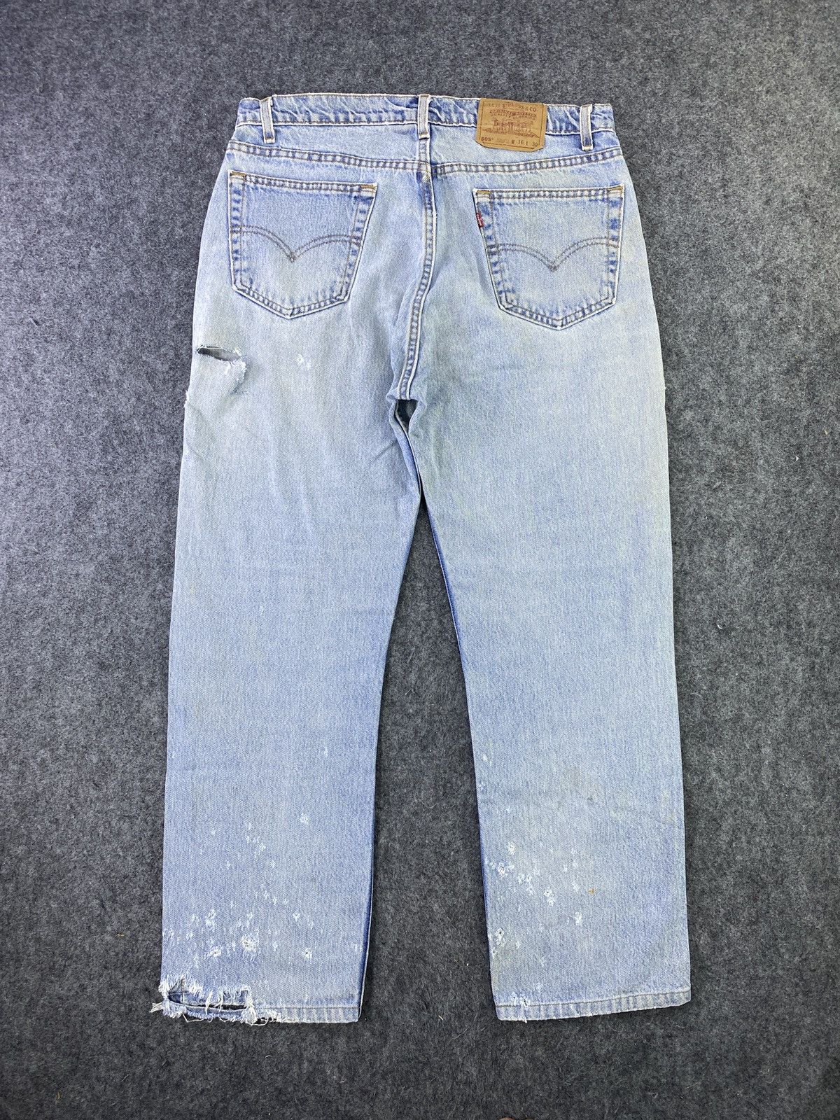 Levi's 90s Vintage Levi's 505 Jeans Blue Wash - J745 Size US 36 / EU 52 - 2 Thumbnail