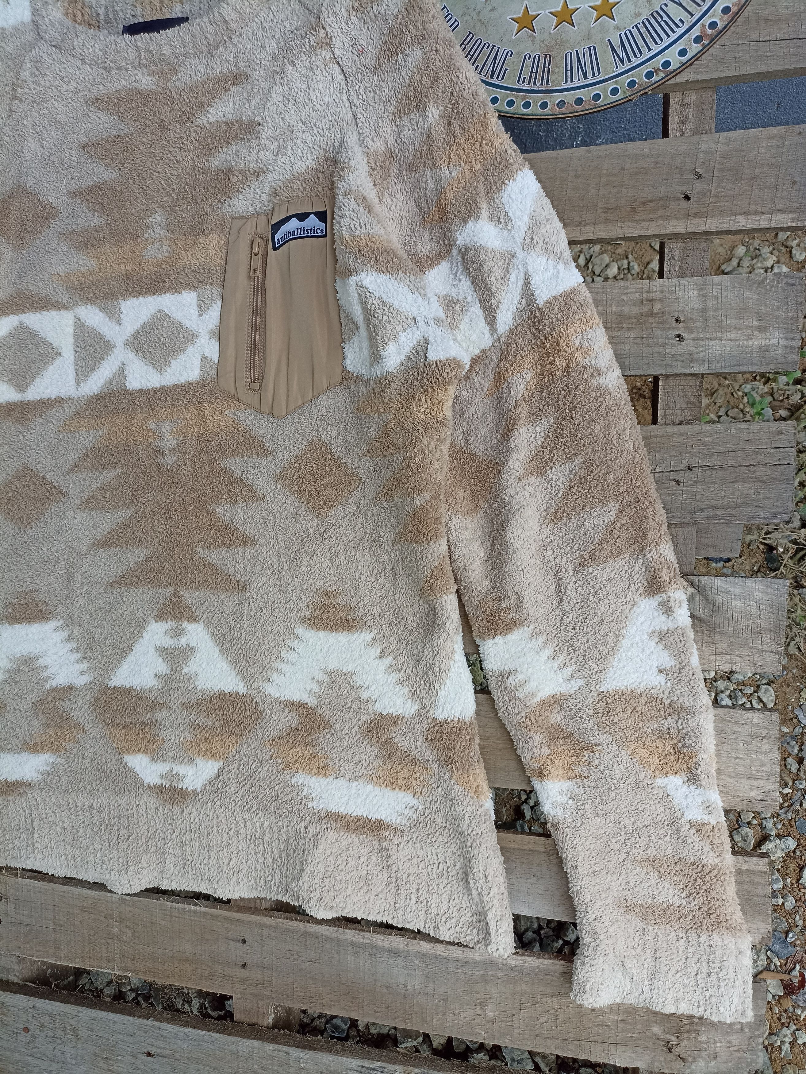 Japanese Brand Antiballastic Fleece Sweater Size US L / EU 52-54 / 3 - 2 Thumbnail