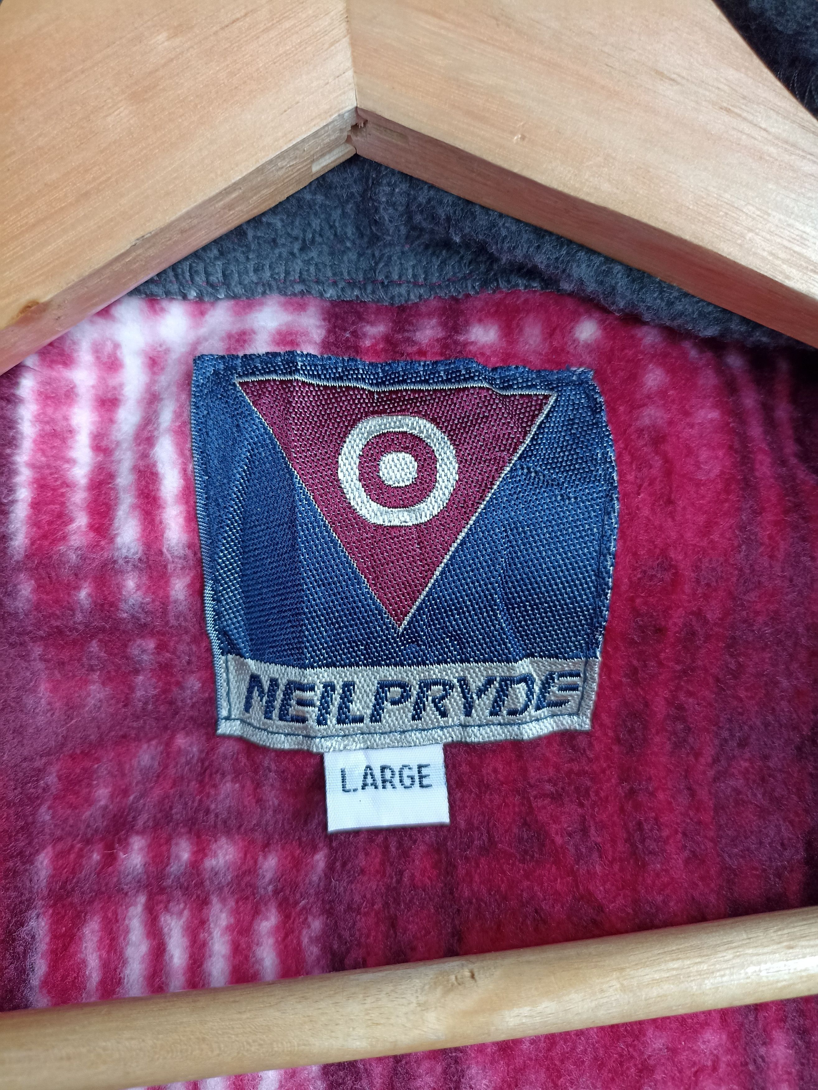 Japanese Brand × Vintage Vintage Neilpryde Equipment Fleece Zipped Hoodie Size US L / EU 52-54 / 3 - 5 Thumbnail