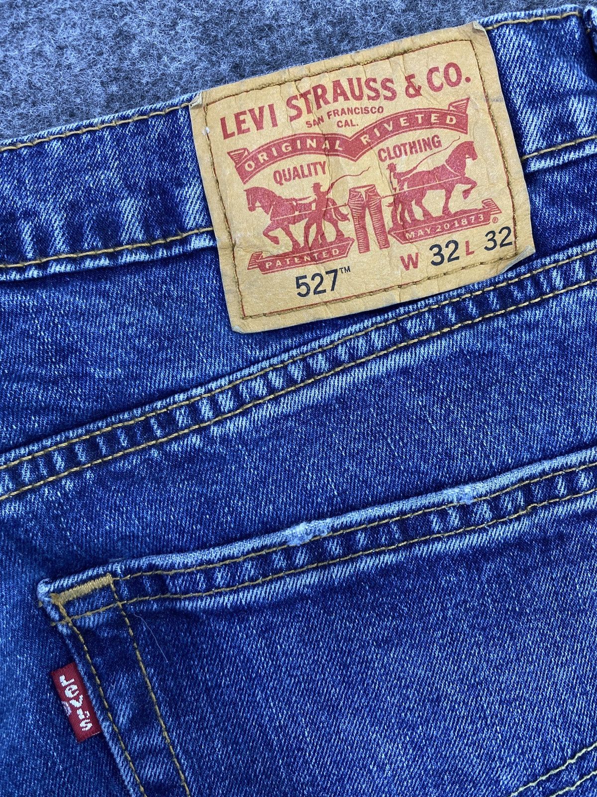 Levi's Vintage Levis 527 Jeans Distress Blue Wash 32x32 - J748 Size US 32 / EU 48 - 8 Thumbnail