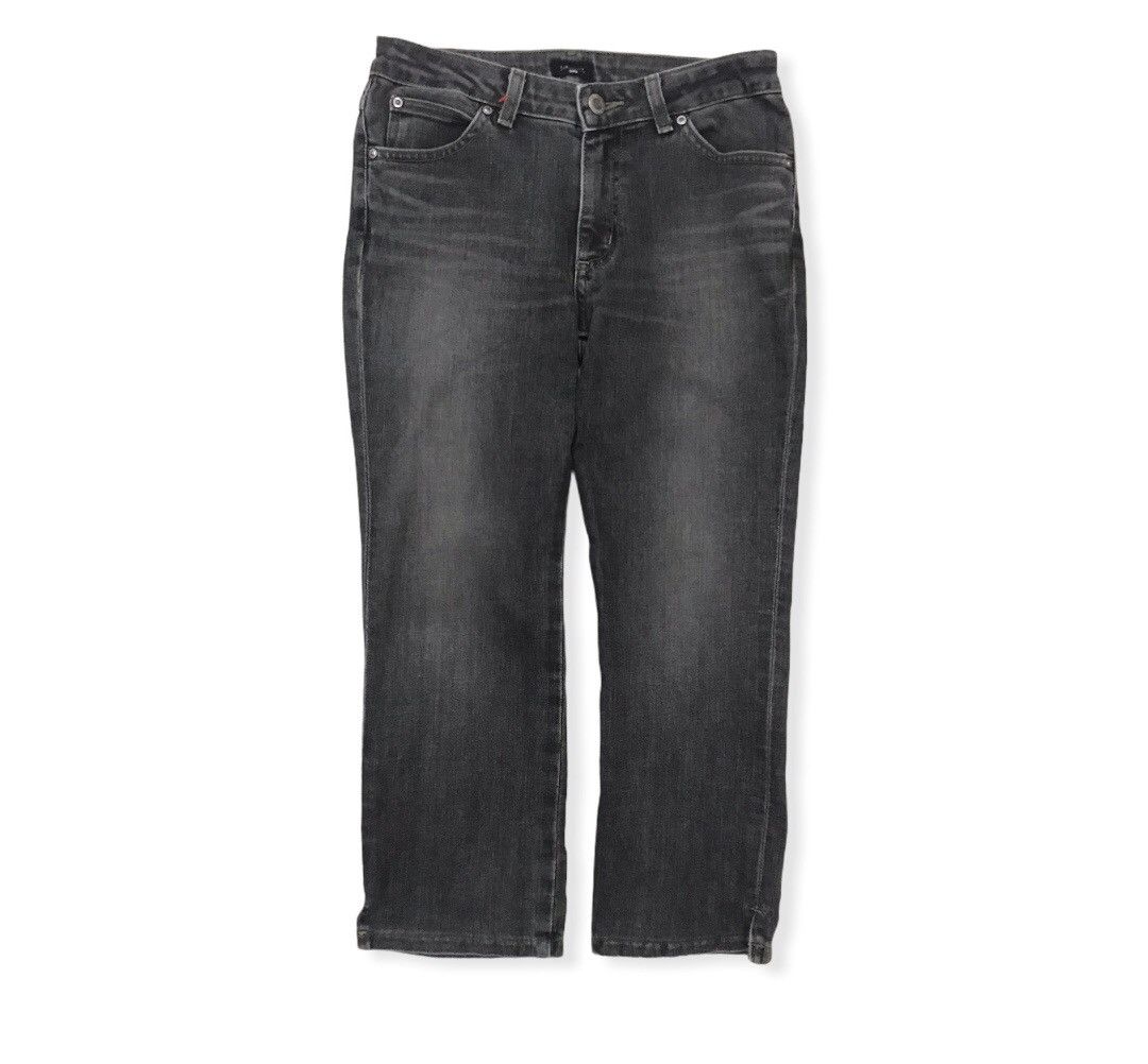 Edwin Japanese Brand Edwin Cropped Distressed Denim Pants Size US 27 - 1 Thumbnail